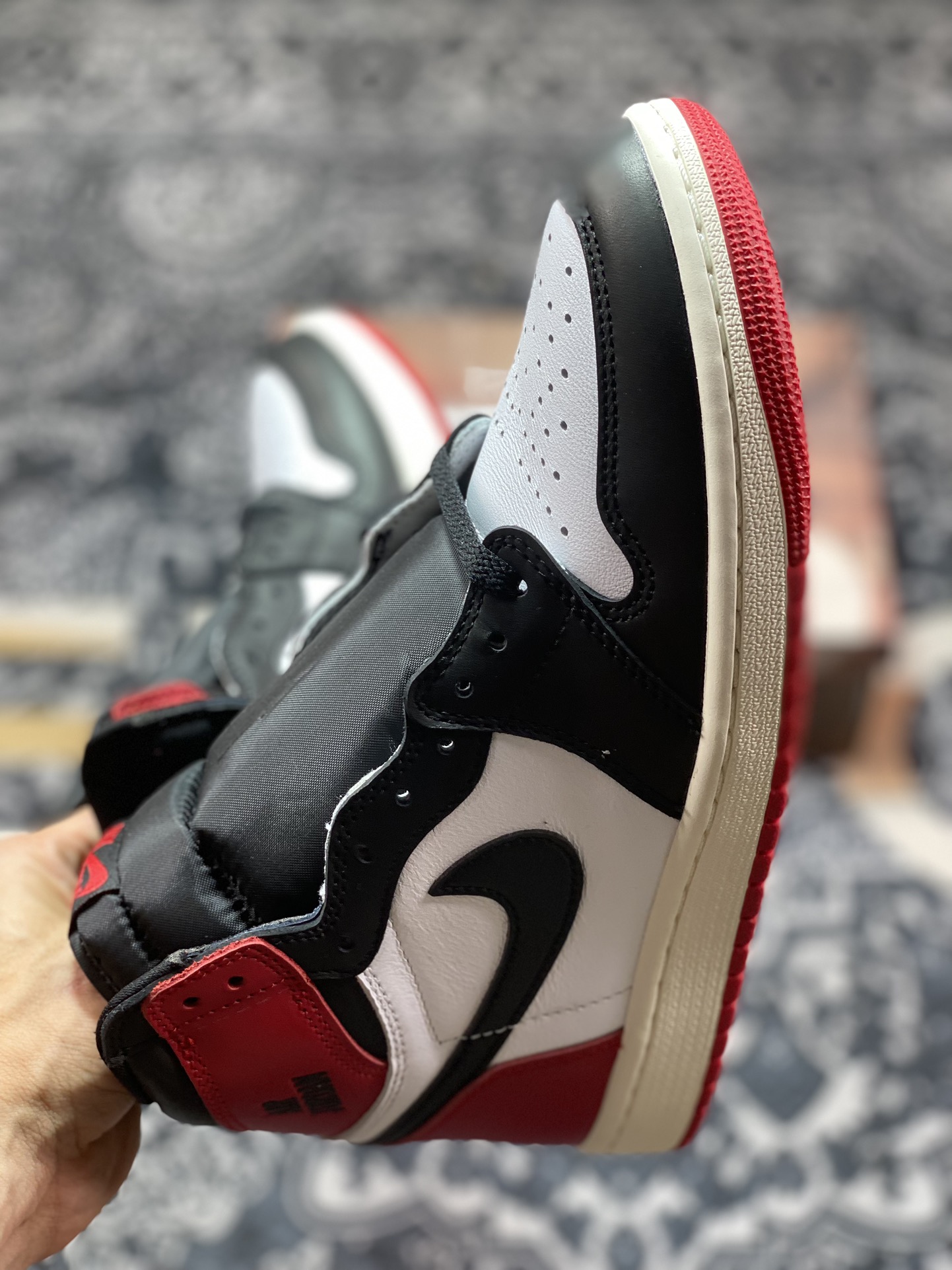 Og纯原 Air Jordan 1 High OG ”Black Toe Reimagined” AJ1 乔1全新黑脚趾 DZ5485-106