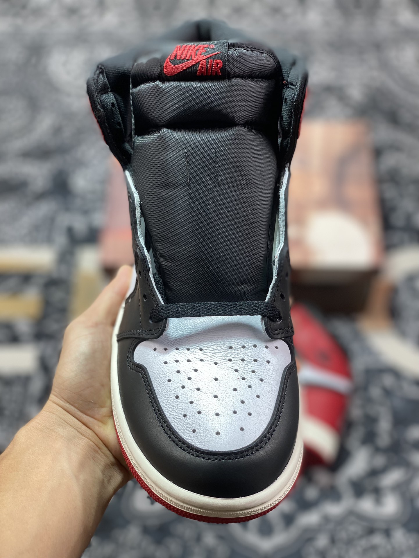 Og纯原 Air Jordan 1 High OG ”Black Toe Reimagined” AJ1 乔1全新黑脚趾 DZ5485-106