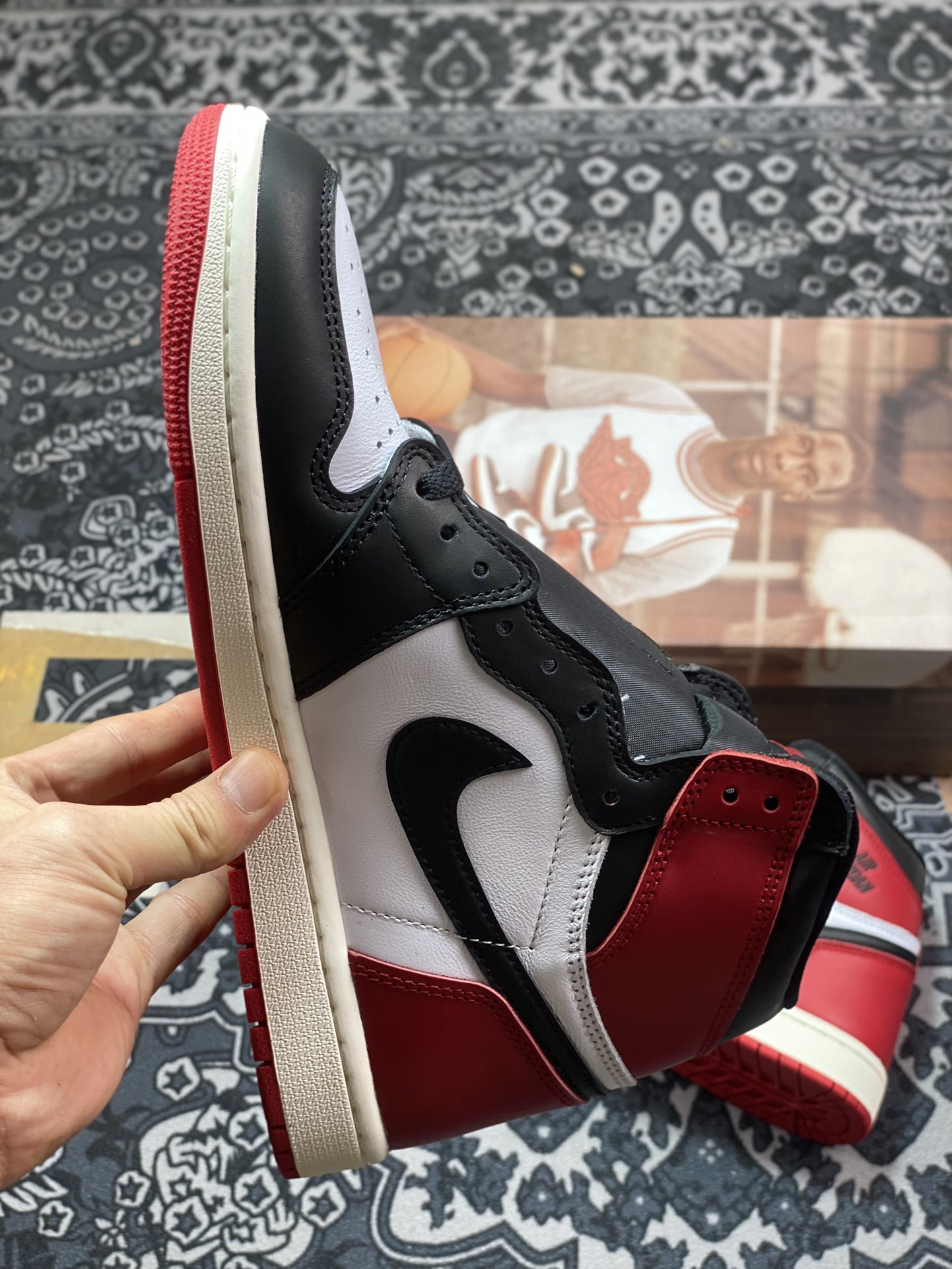 Og纯原 Air Jordan 1 High OG ”Black Toe Reimagined” AJ1 乔1全新黑脚趾 DZ5485-106