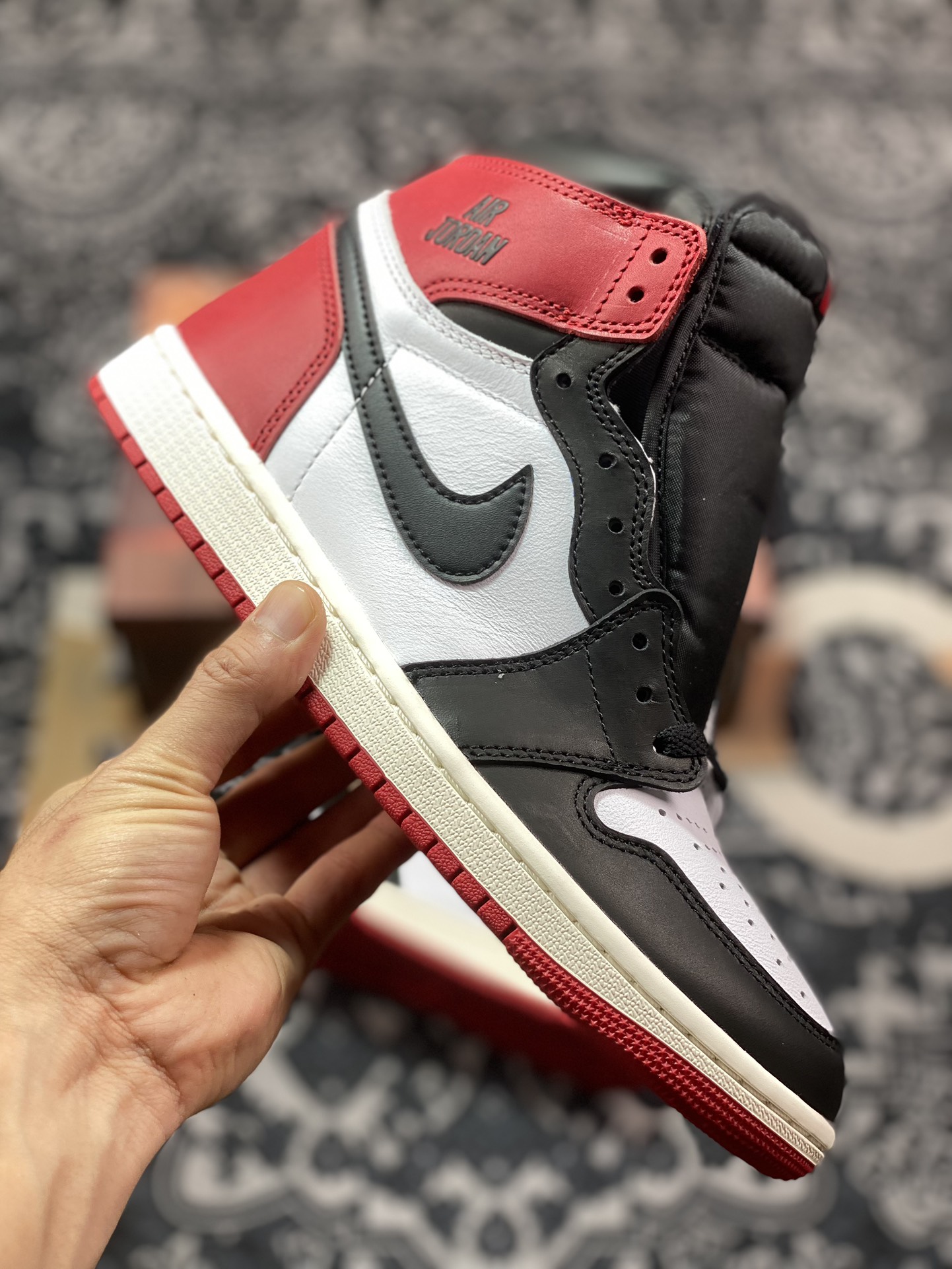 Og纯原 Air Jordan 1 High OG ”Black Toe Reimagined” AJ1 乔1全新黑脚趾 DZ5485-106