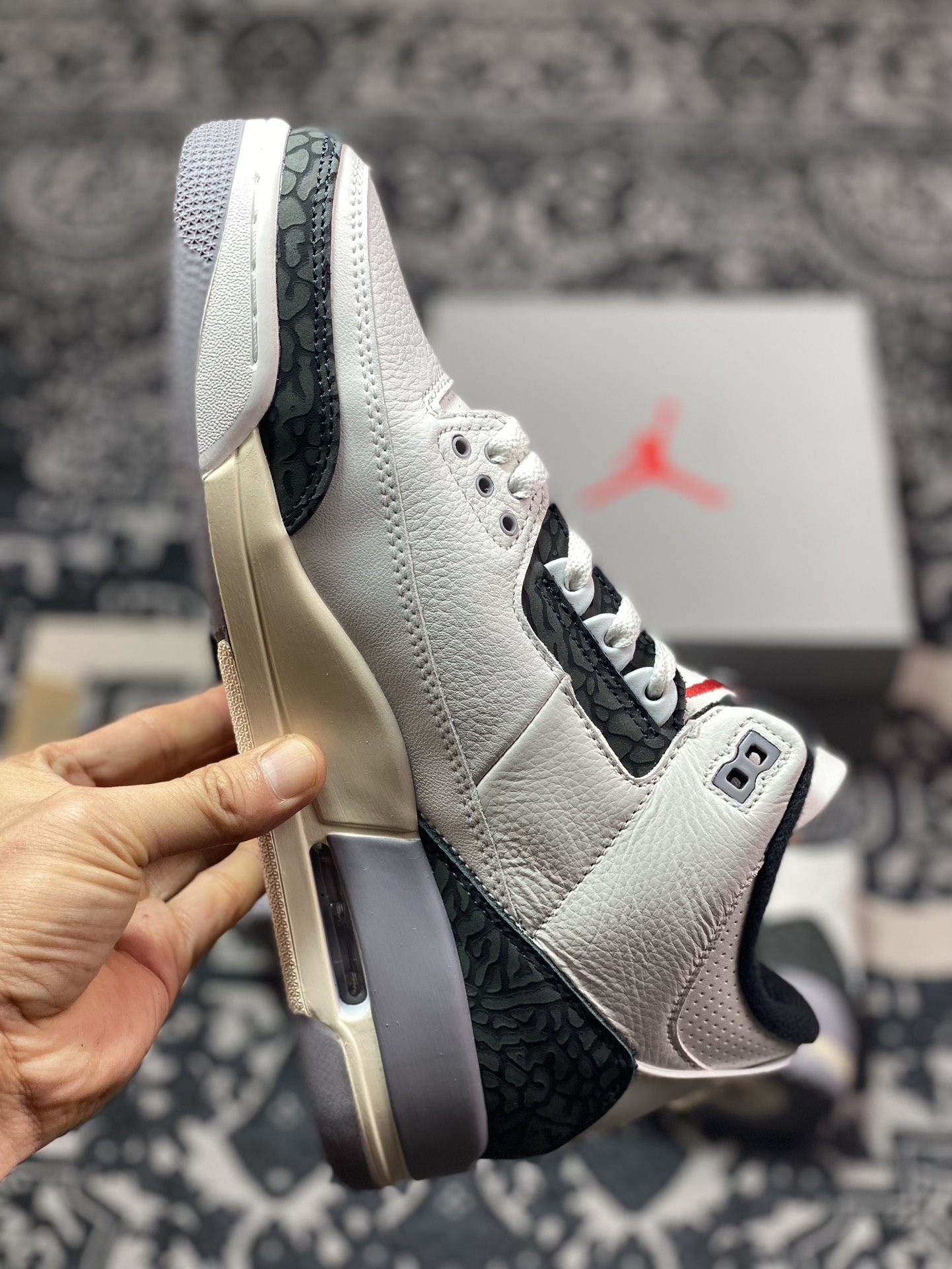 Air Jordan 3 AJ3乔3 文化篮球鞋 CT8532-106