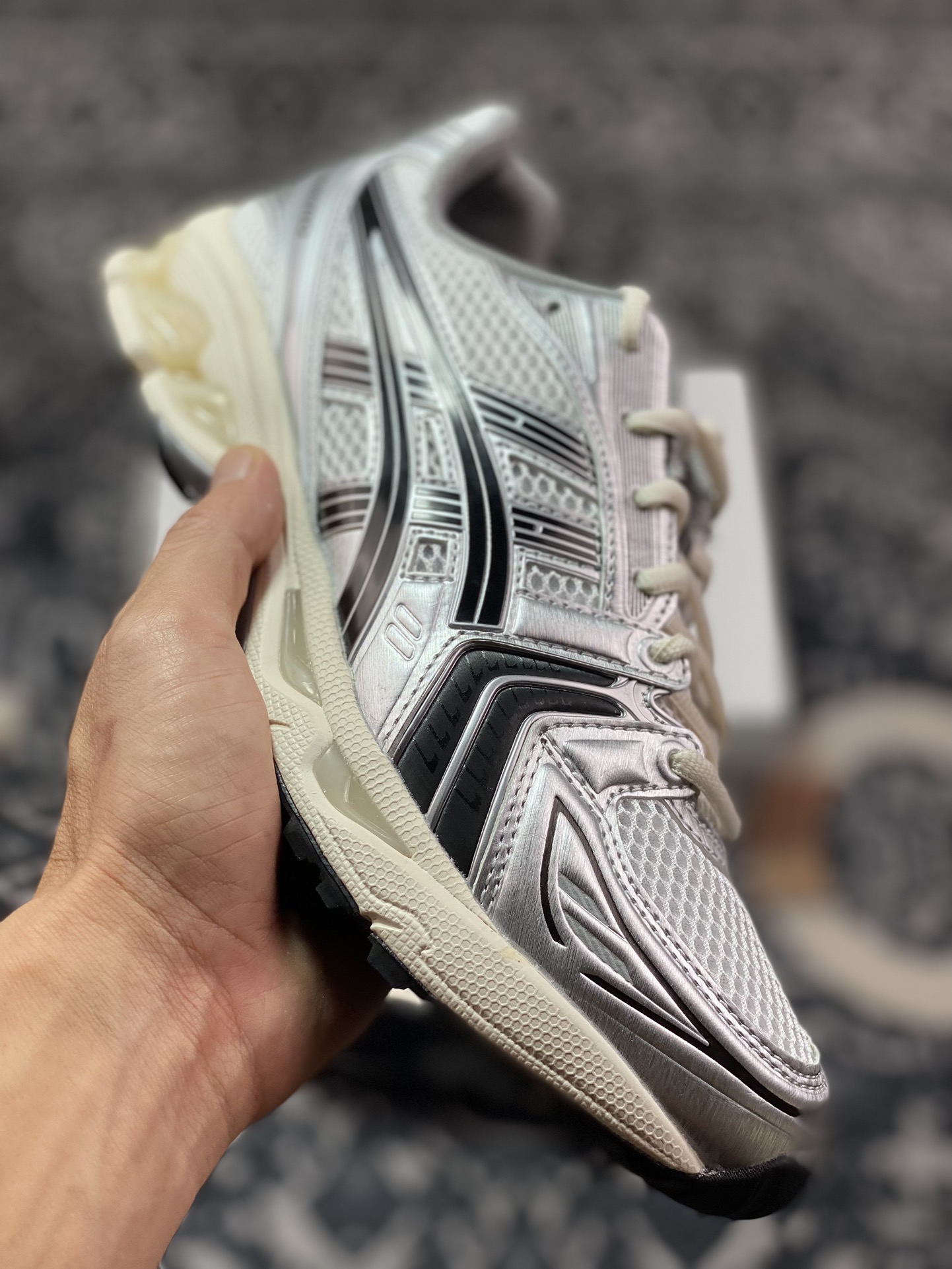 纯原 Asics 亚瑟士 GEL-Kayano 14 低帮运动休闲跑步鞋 1201A457-101