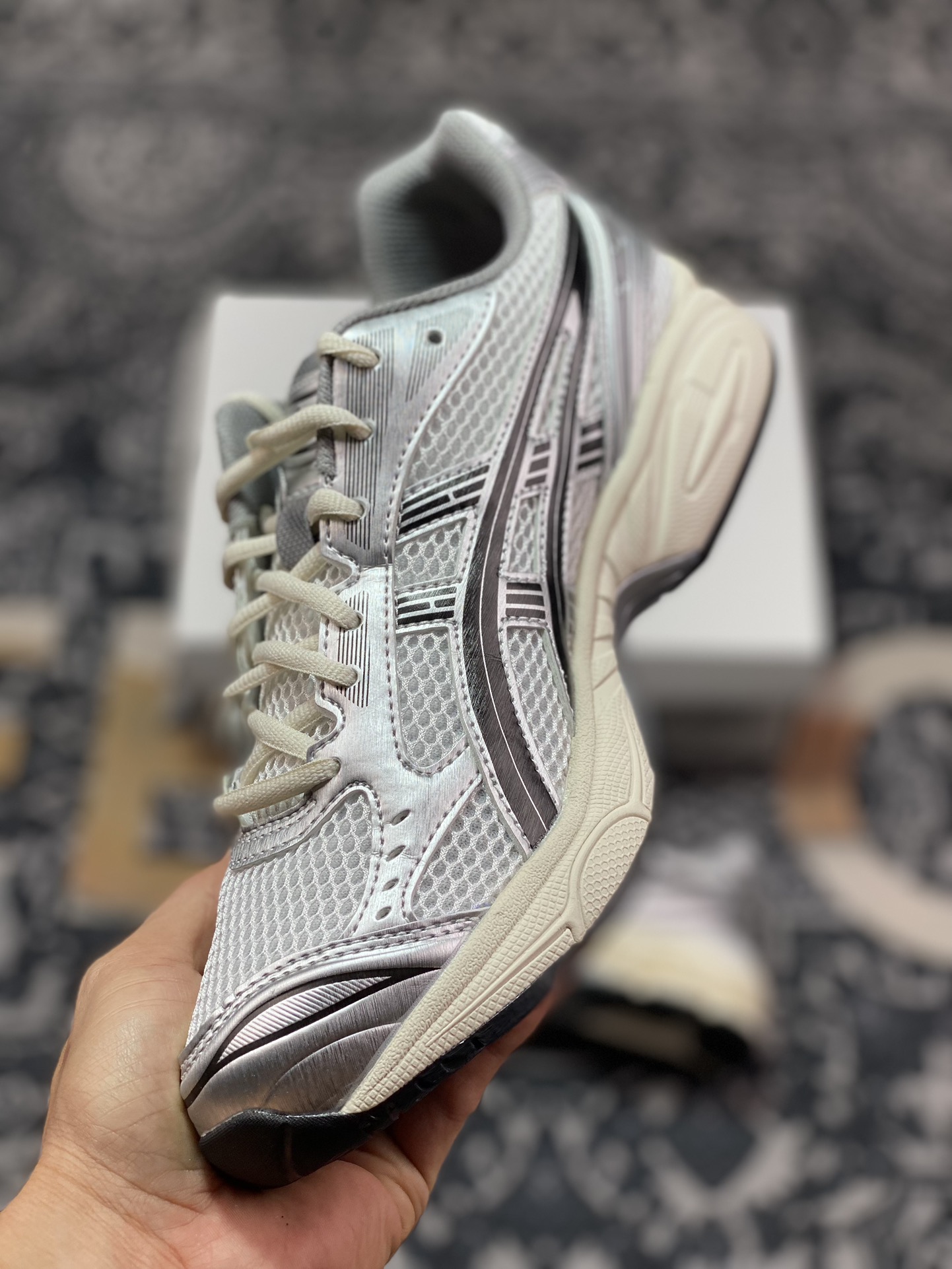 纯原 Asics 亚瑟士 GEL-Kayano 14 低帮运动休闲跑步鞋 1201A457-101