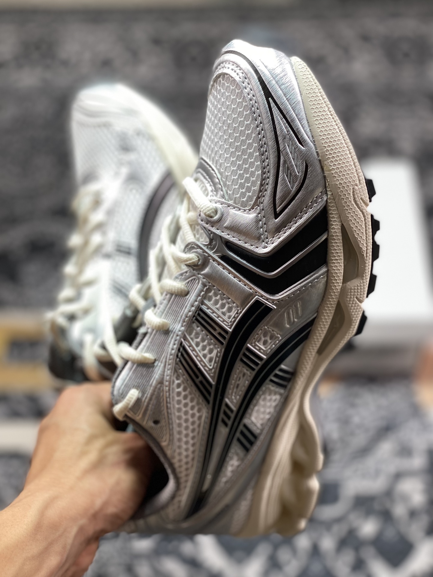 纯原 Asics 亚瑟士 GEL-Kayano 14 低帮运动休闲跑步鞋 1201A457-101