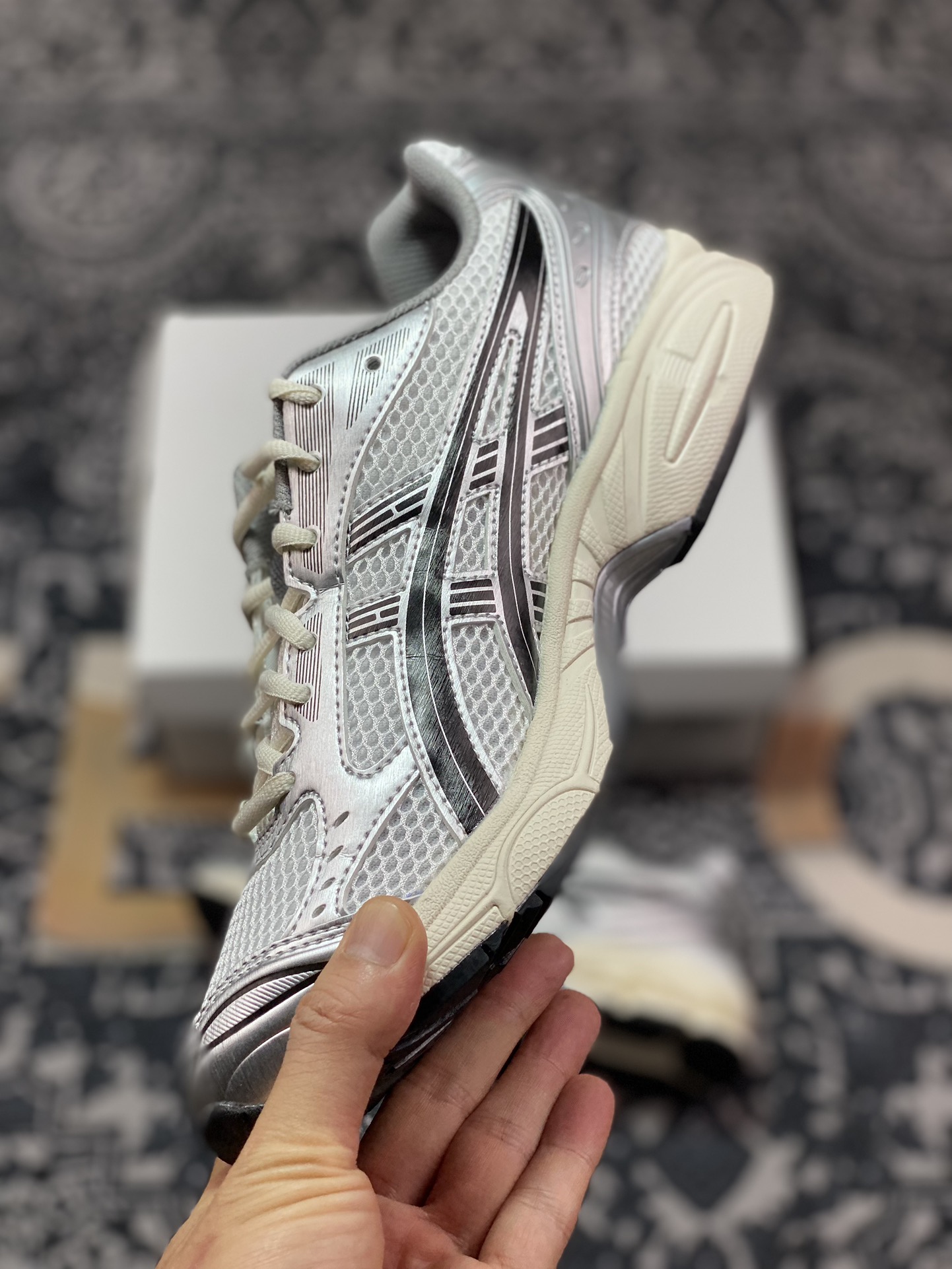 纯原 Asics 亚瑟士 GEL-Kayano 14 低帮运动休闲跑步鞋 1201A457-101