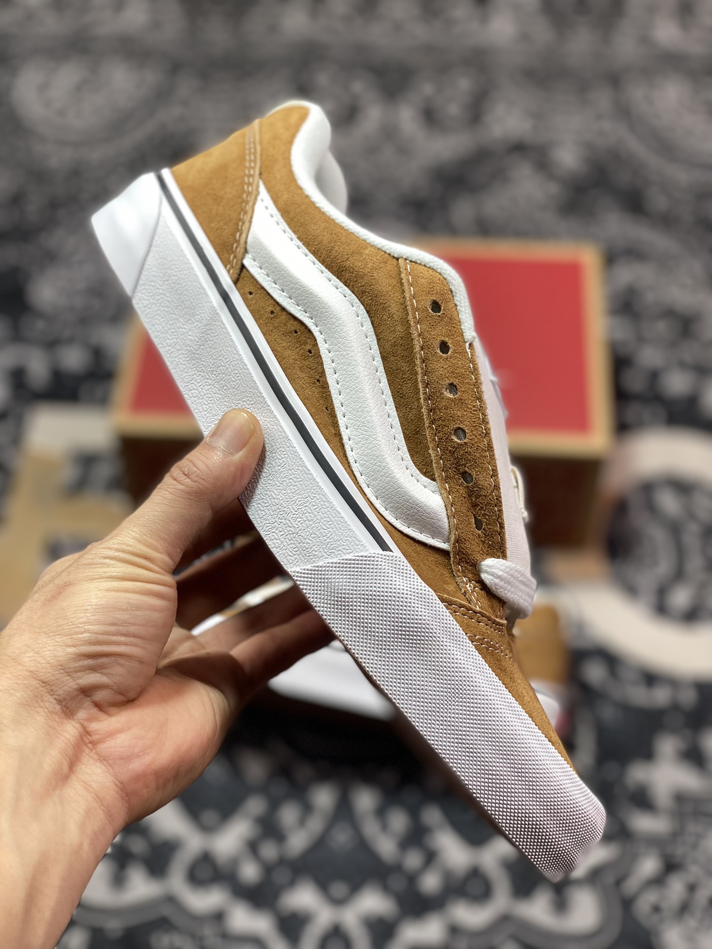 Vans Knu-Skool VR3 LX 万斯低帮复古休闲硫化面包鞋