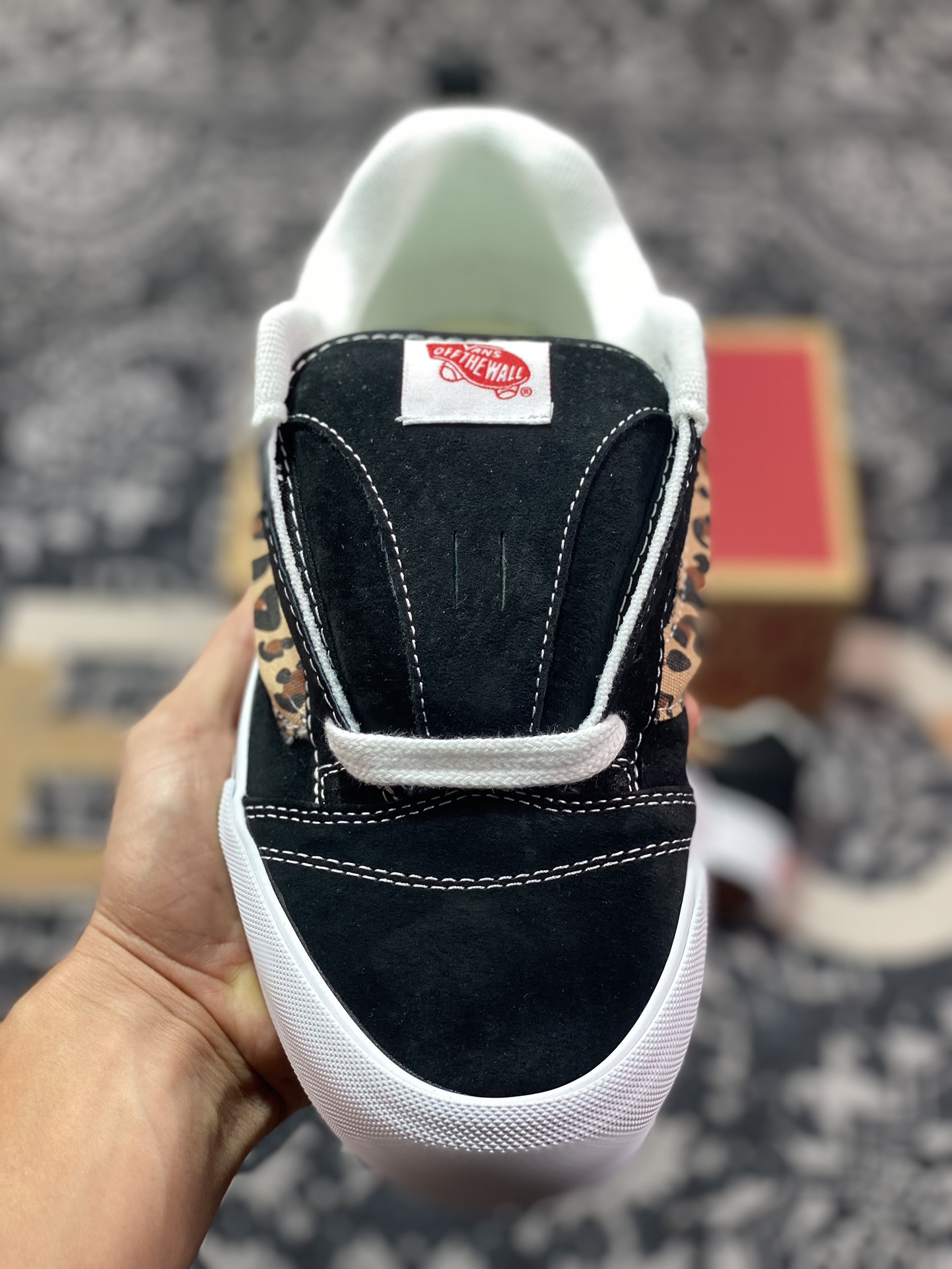 Vans Knu Skool 豹纹 万斯低帮复古休闲硫化面包鞋 VN000D2GBA2