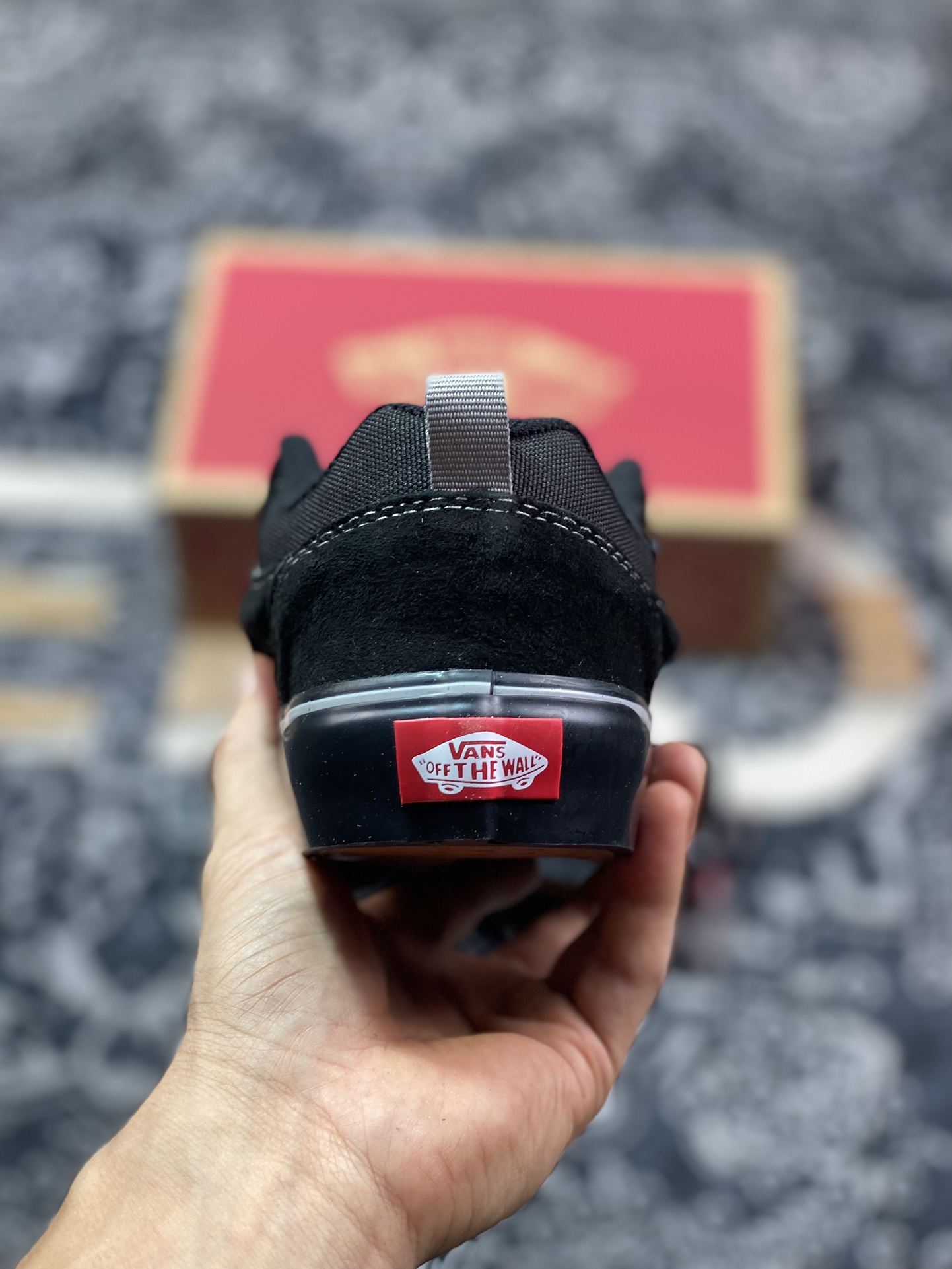 Vans Knu Skool 黑色 万斯低帮复古休闲硫化面包鞋 VN000CRPBMA