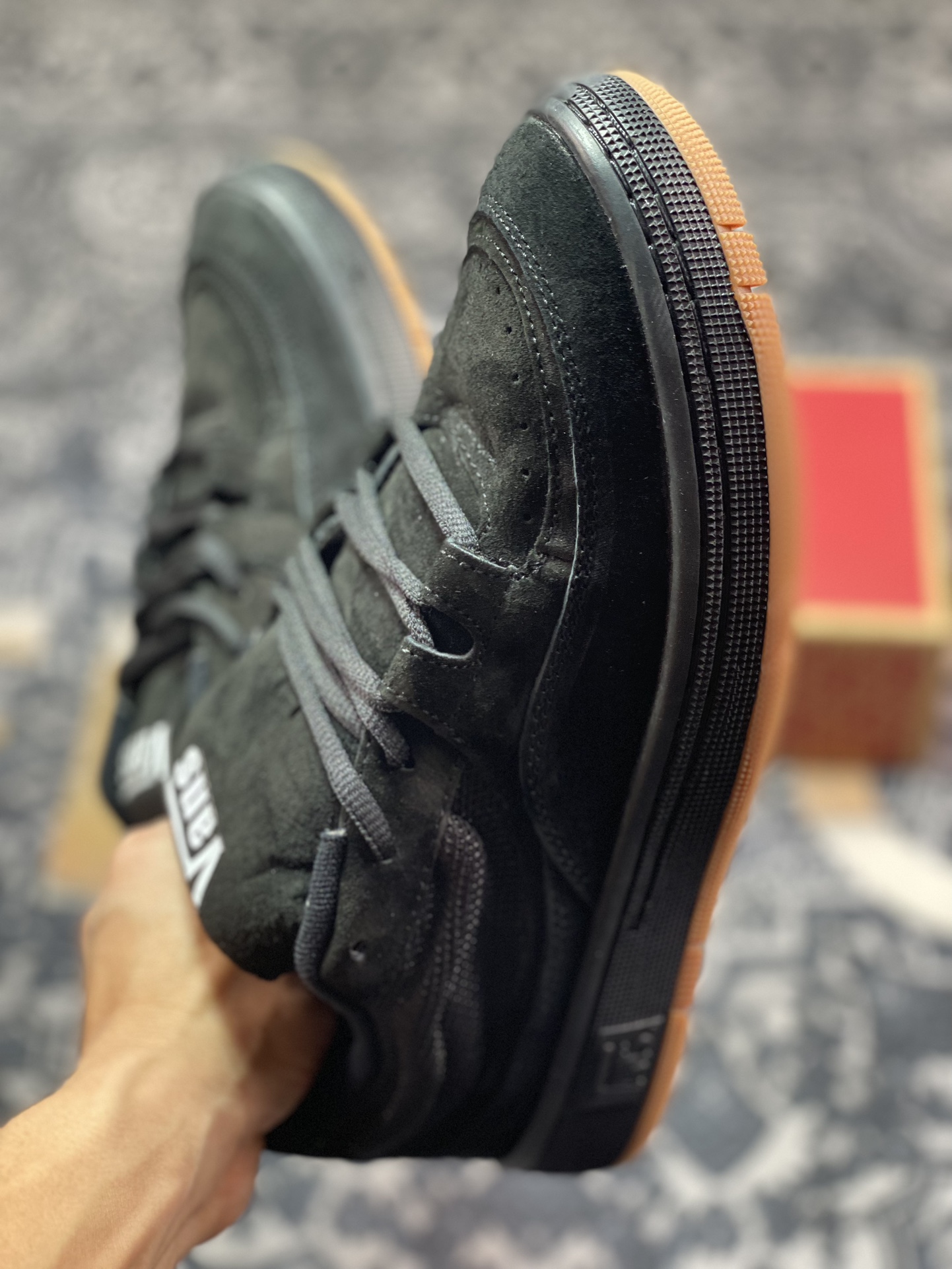 Vans SPEED LS 黑生胶 范斯官方 舒适休闲硫化板鞋 复古鞋型再现 VN000CTJBLK