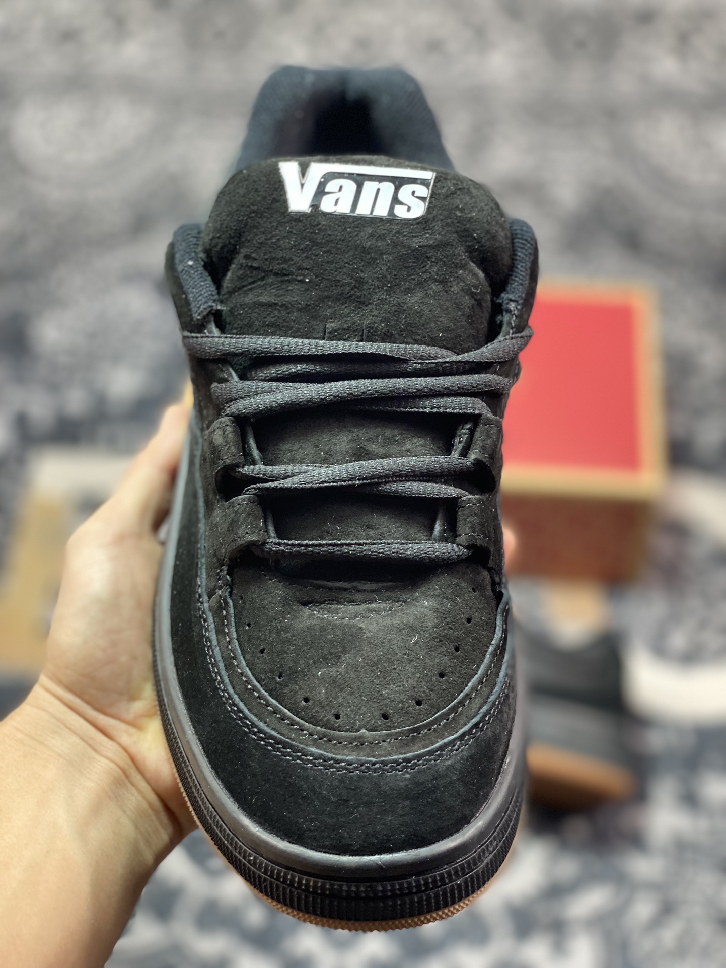 Vans SPEED LS 黑生胶 范斯官方 舒适休闲硫化板鞋 复古鞋型再现 VN000CTJBLK