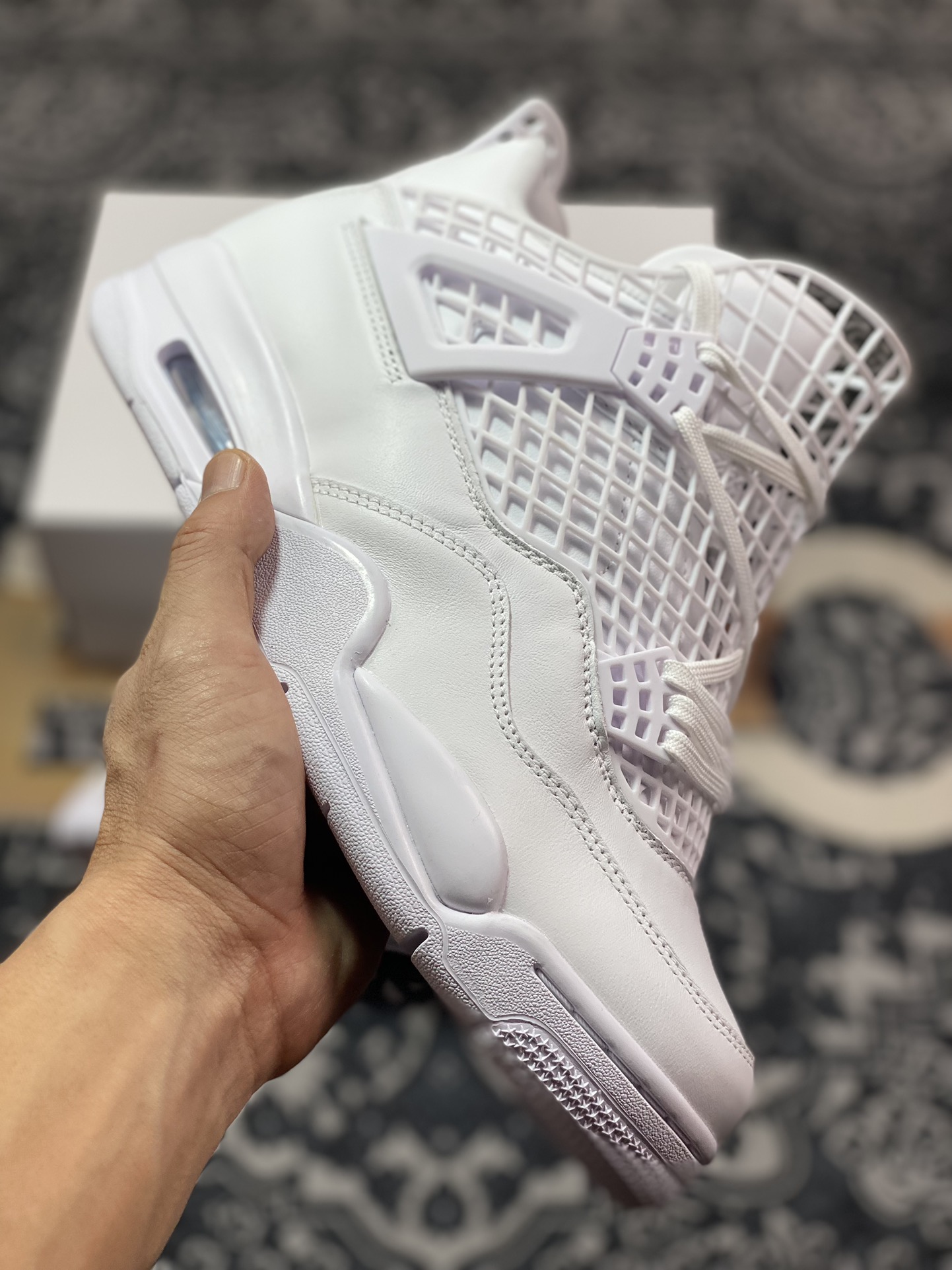 Air Jordan 4 Retro 乔丹四代“NET” 复刻网格白 FV7251-107