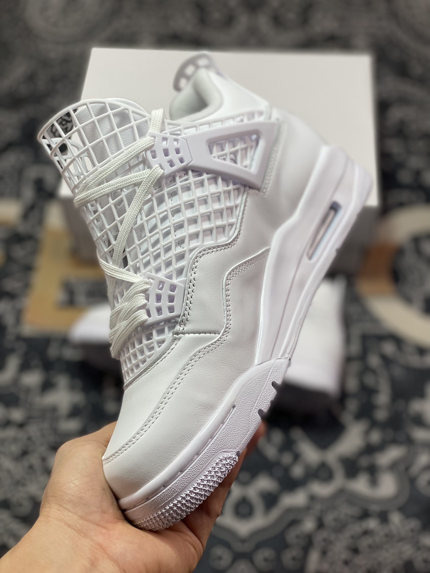 Air Jordan 4 Retro 乔丹四代“NET” 复刻网格白 FV7251-107