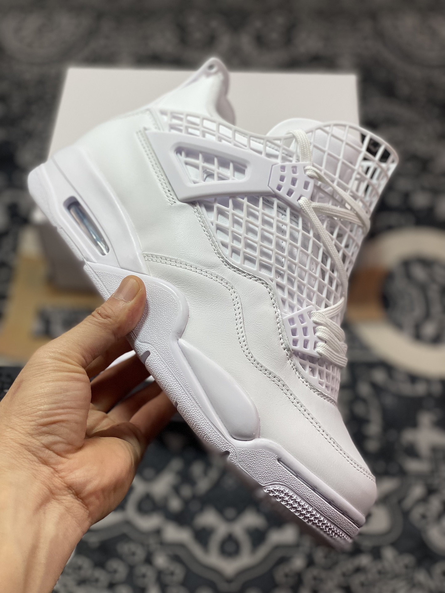 Air Jordan 4 Retro 乔丹四代“NET” 复刻网格白 FV7251-107