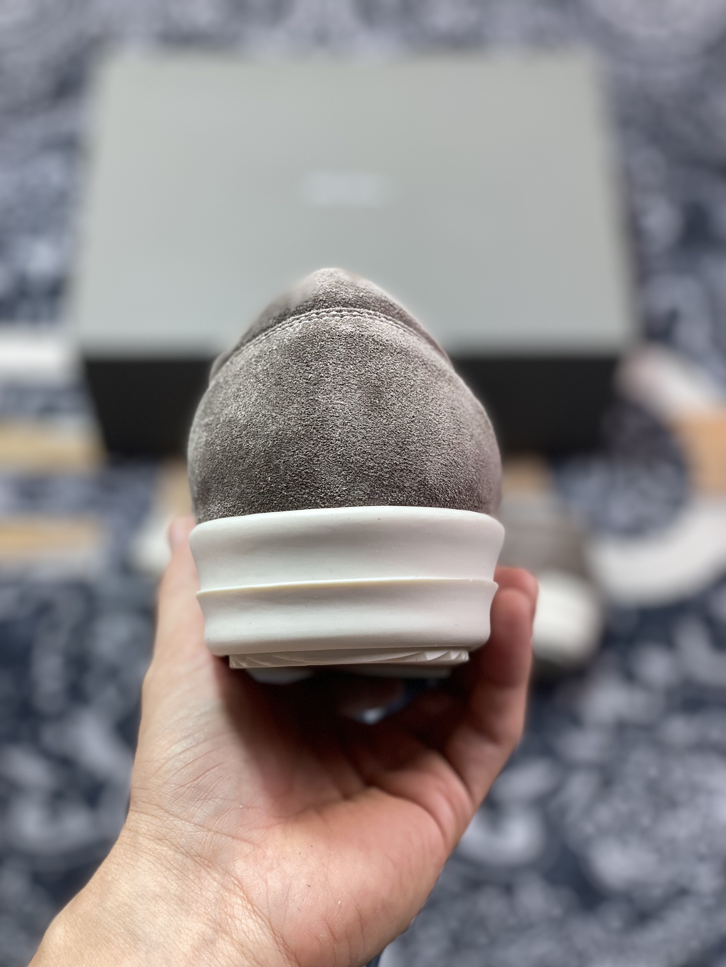 纯原 原装级别Rickowens 牛皮渠道皮料 灰色