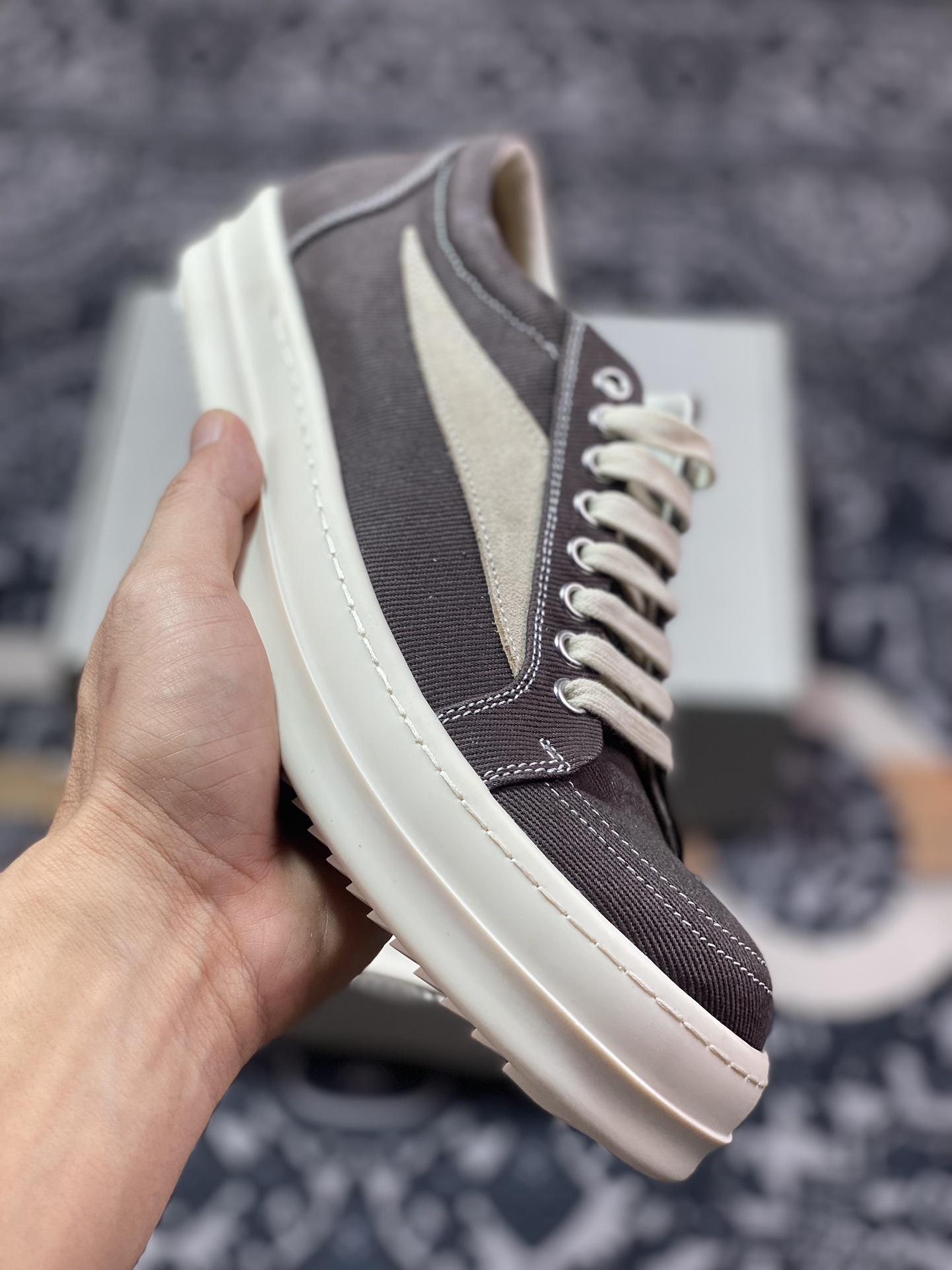 原装级别Rickowens 牛仔布 黑白色