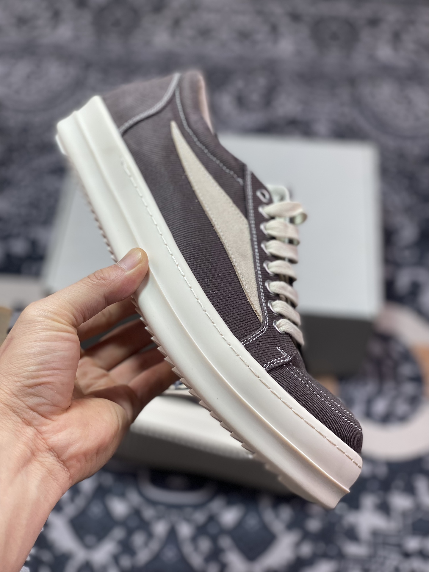 原装级别Rickowens 牛仔布 黑白色