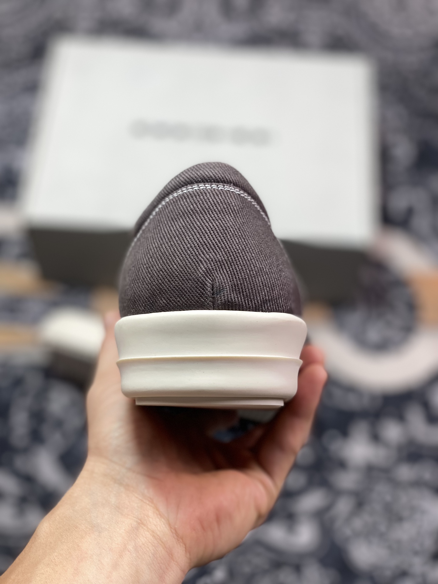 原装级别Rickowens 牛仔布 黑白色