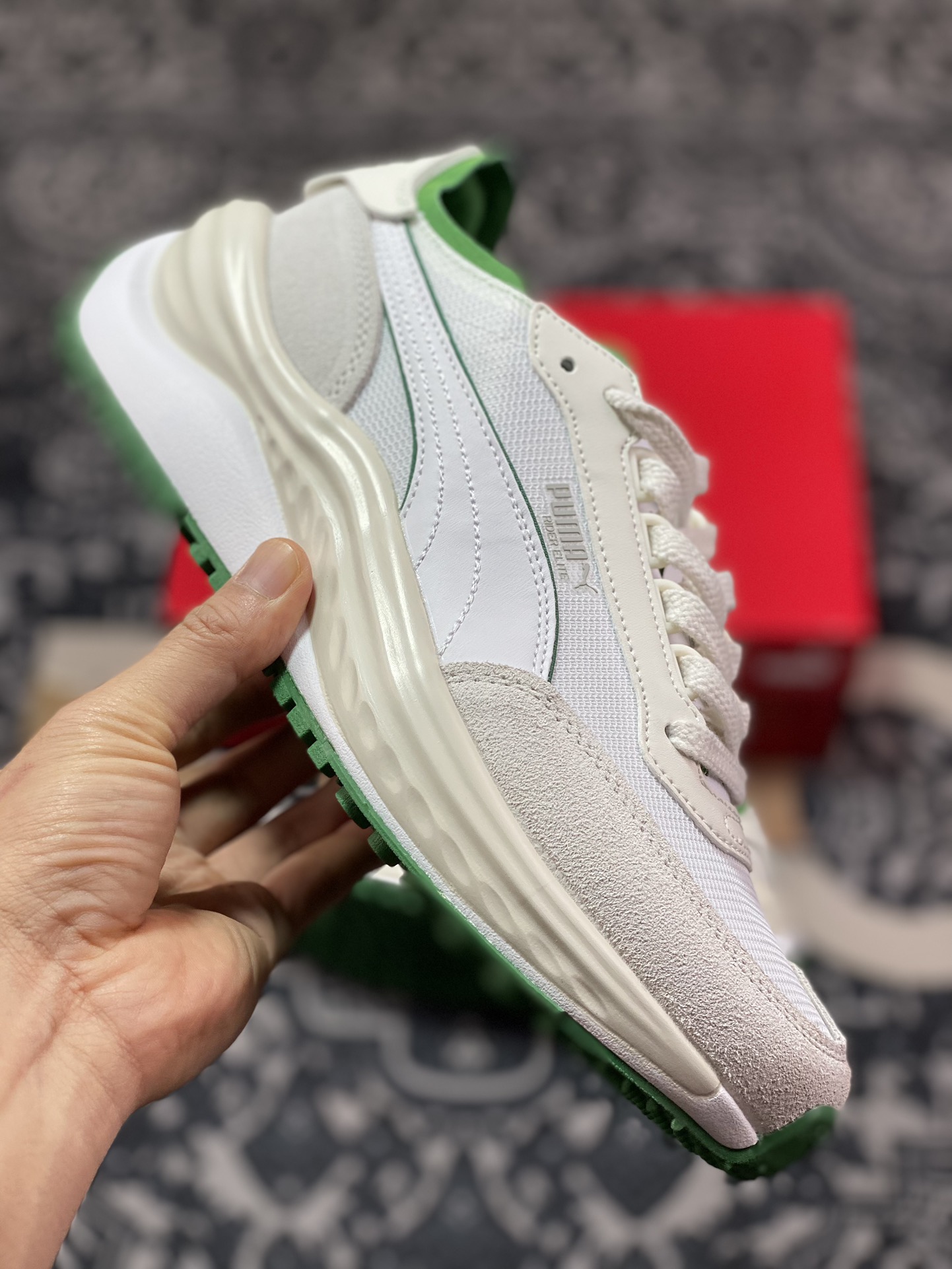 Puma Easy Rider Vintage 彪马舒适简约耐磨透气低帮休闲鞋  403302-03