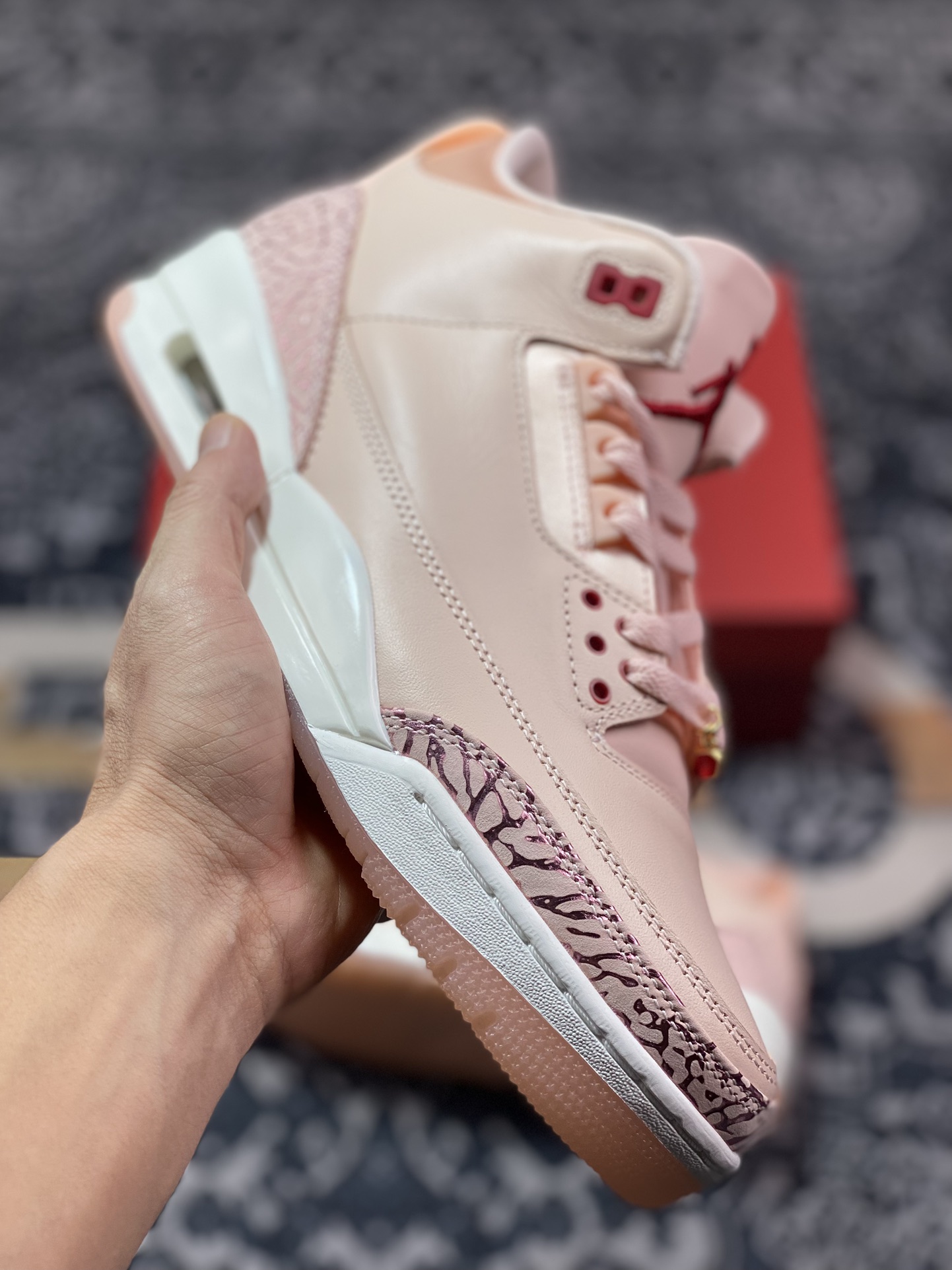 纯原 Air Jordan 3 Retro ” Valentine’s Day” AJ3乔3 文化篮球鞋 HJ0178-600