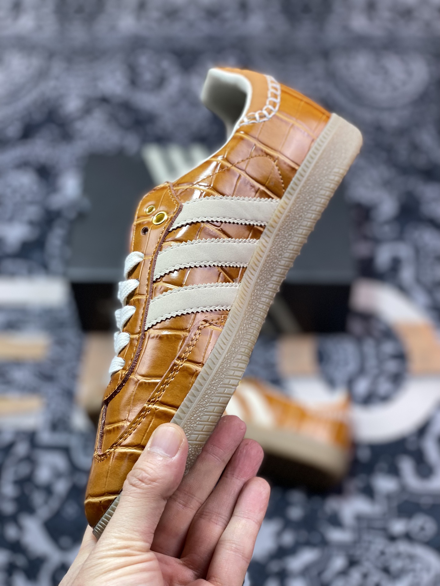 adidas originals Samba OG x WALES BONNER 黄白   JH9826