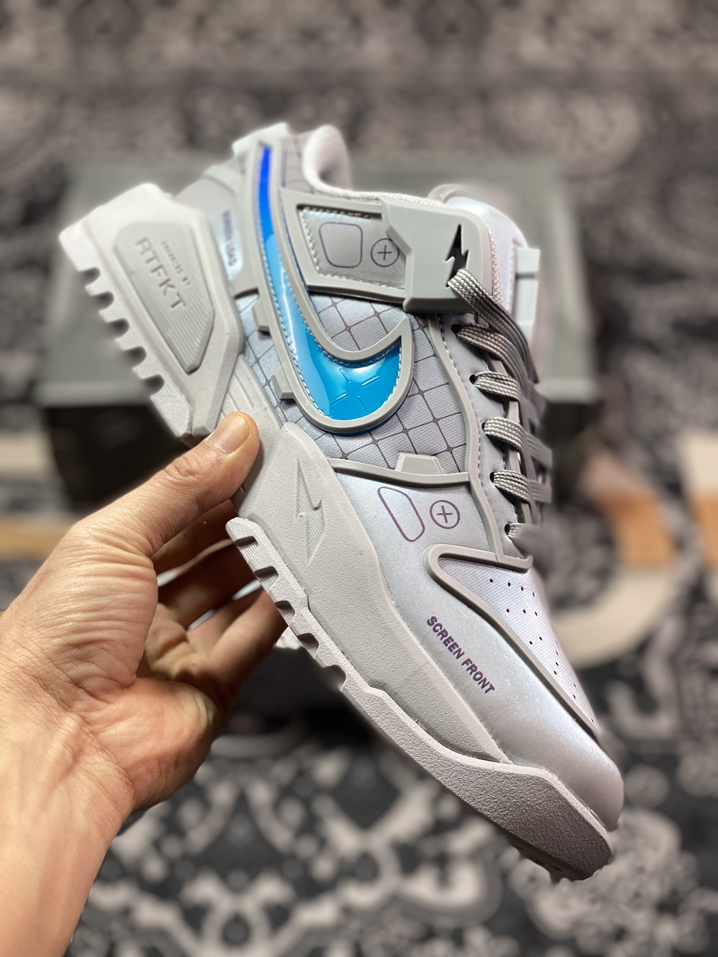 纯原 RTFKT Studios x NK Dunk Genesis Low”OG Ghost”扣篮元宇宙系列经典低帮休闲运动滑板板鞋  HF0438-001