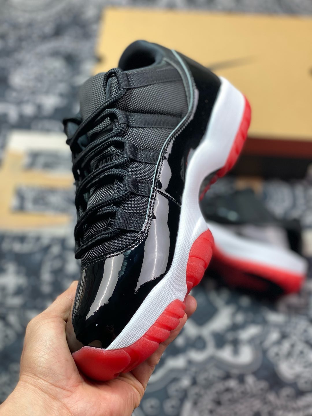 优选 原装级别#2025版莞产11代低帮出货Air Jordan 11 Low “Bred” aj11黑红低帮 aj11黑红low  FV5104-006