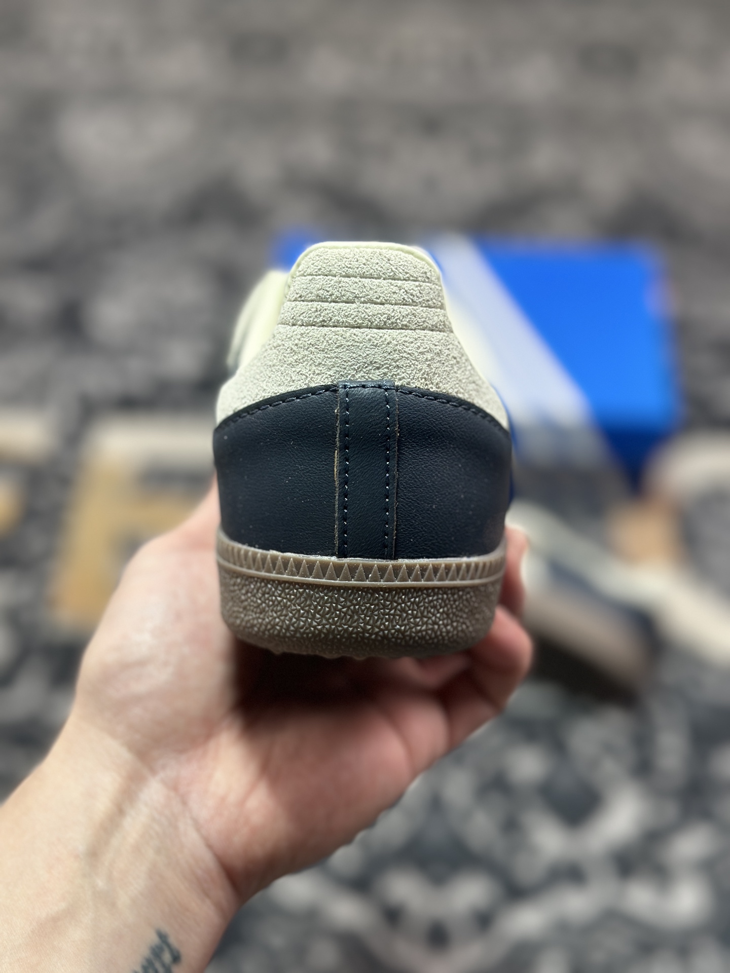 A4160  AD Originals Samba OG 深蓝 桑巴训练鞋   JI3217