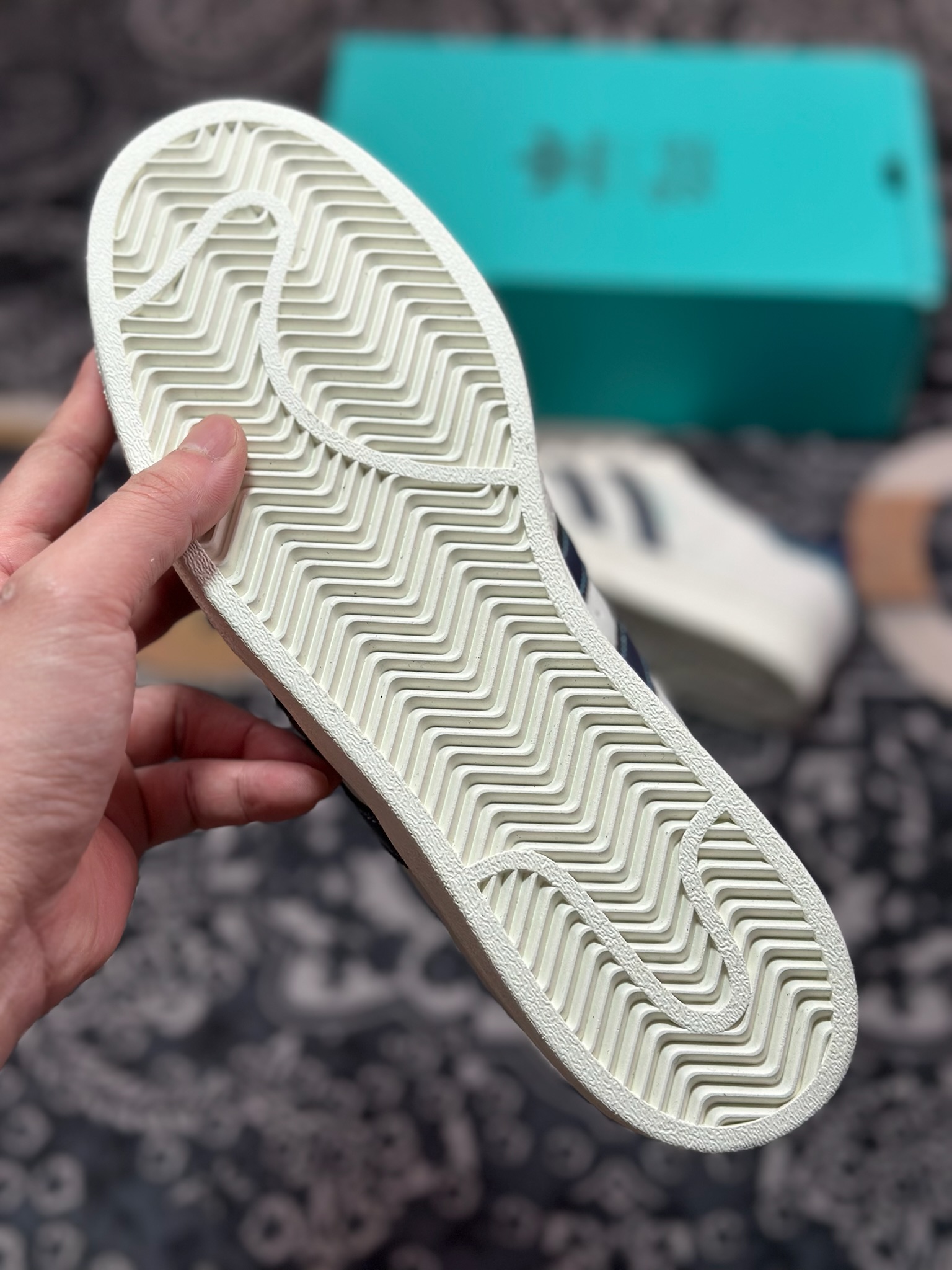 A3160  原厂级别Adidas 三叶草 Superstar 贝壳头 板鞋/白蓝灰  ID1139