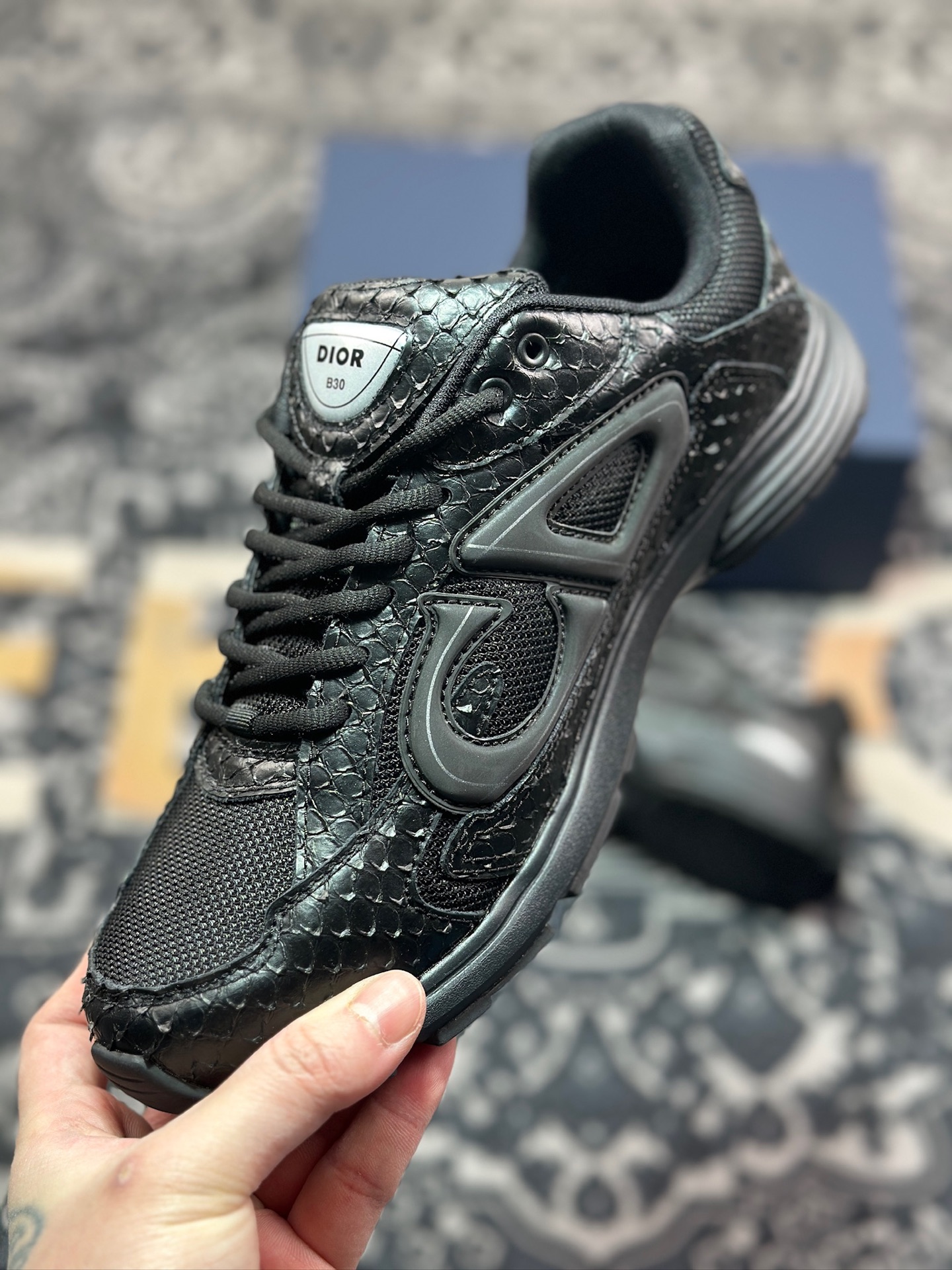 D1450    优选 纯原 Dior 迪奥 B30 蛇年限定 总裁版 运动休闲鞋