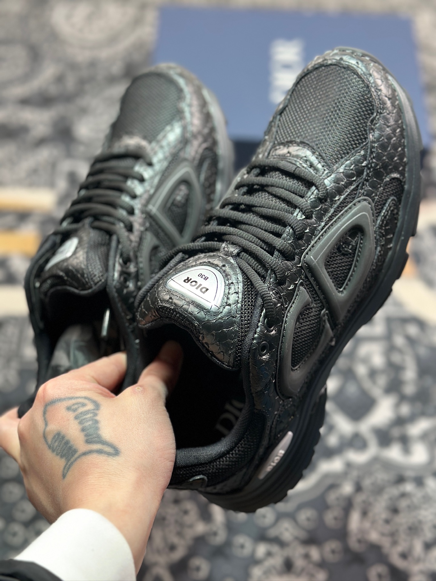 D1450    优选 纯原 Dior 迪奥 B30 蛇年限定 总裁版 运动休闲鞋