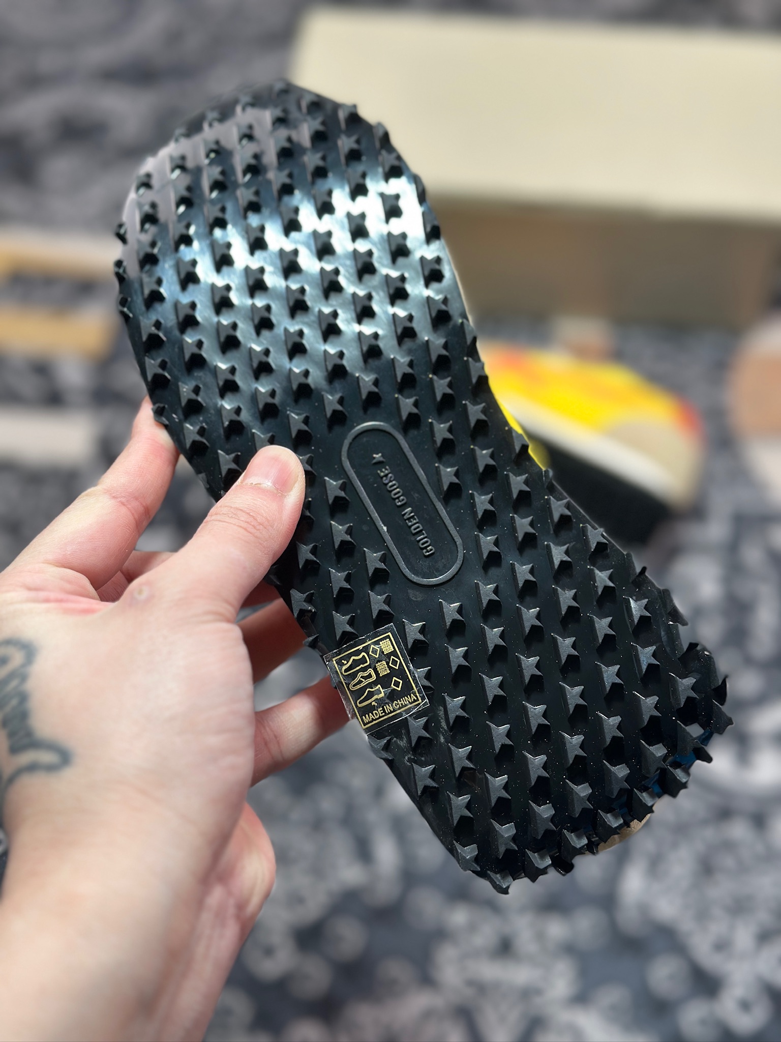 B3260  黄金鹅GGDB/Golden Goose Marathon Trimmed sneakers 马拉松系列低帮慢跑鞋“翻毛土黄橙” GMF00683.F005462.82542