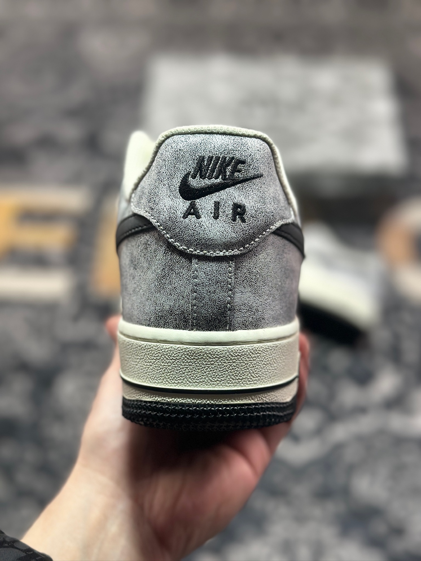A7200   原装级别Nike Air Force 1 Low 07 岩石黑 YY6938-365