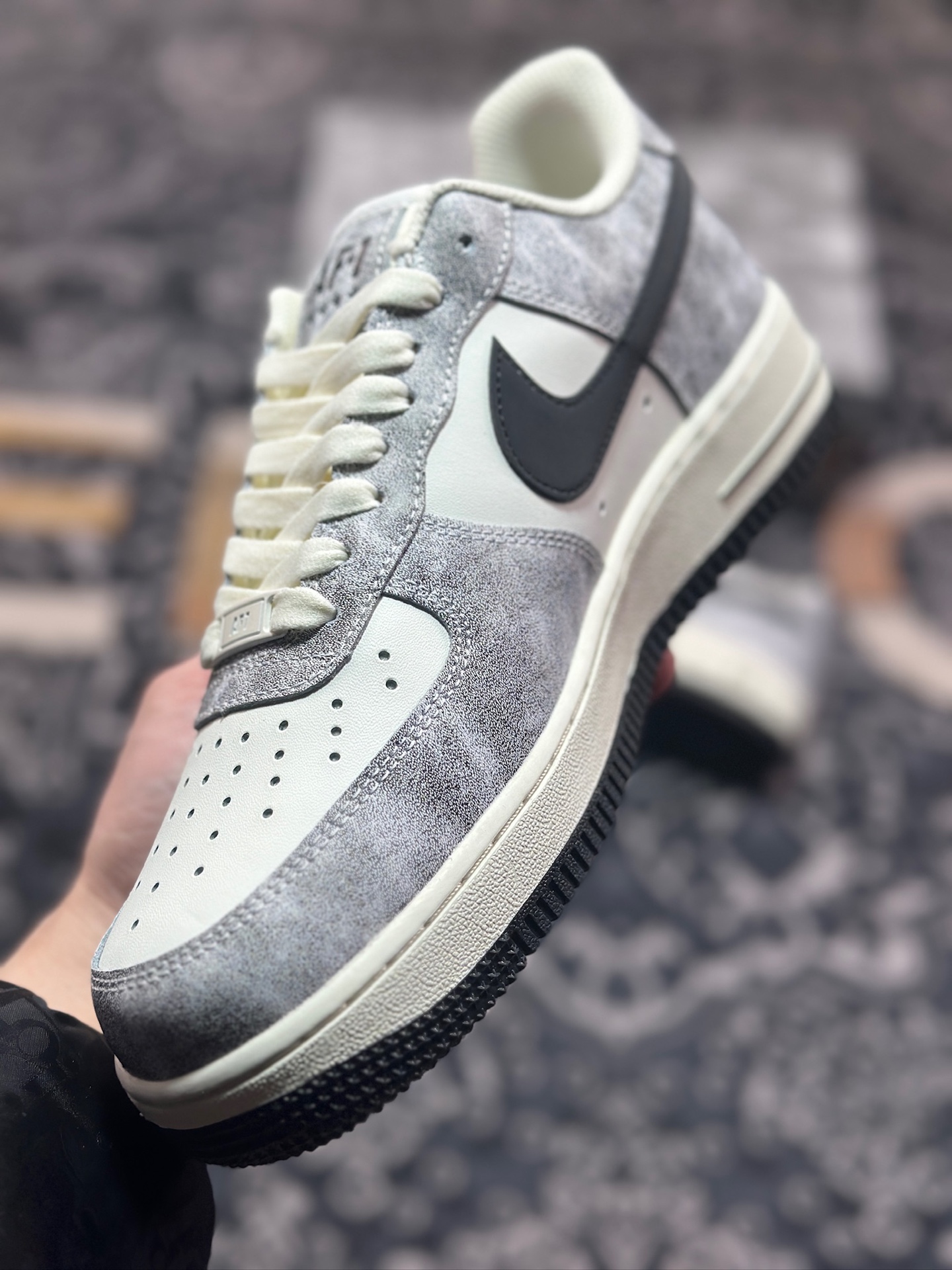 A7200   原装级别Nike Air Force 1 Low 07 岩石黑 YY6938-365