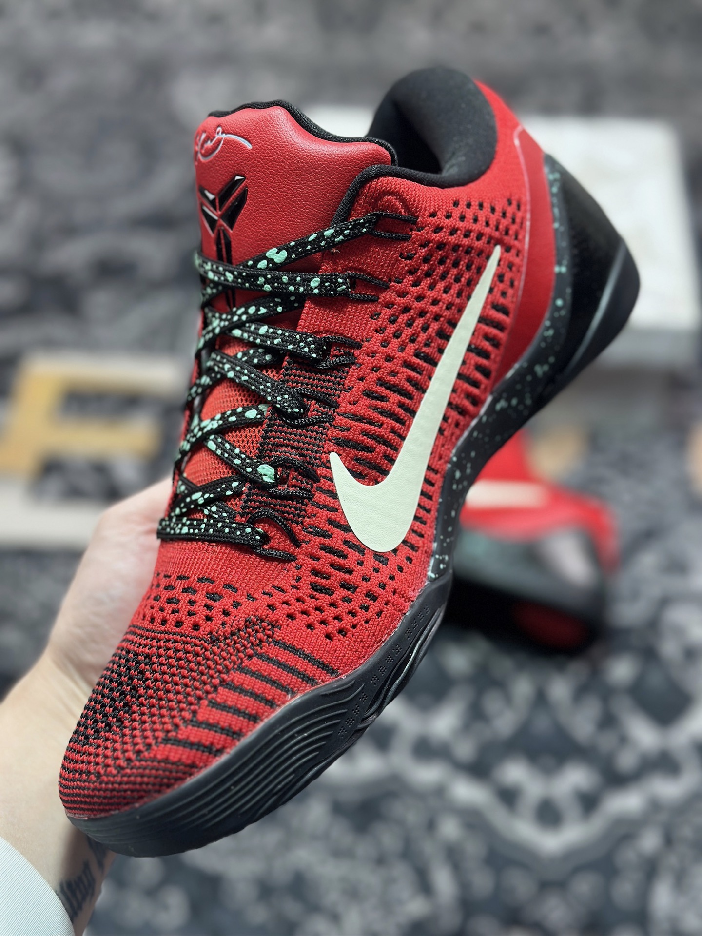 D2480    纯原 过验/无法鉴定 NK Kobe 9 Elite Protro 科比九代精英款低帮实战篮球鞋  653456-601