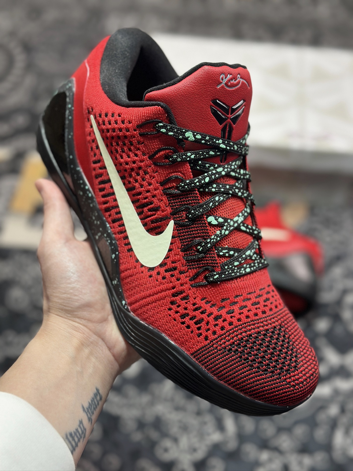 D2480    纯原 过验/无法鉴定 NK Kobe 9 Elite Protro 科比九代精英款低帮实战篮球鞋  653456-601