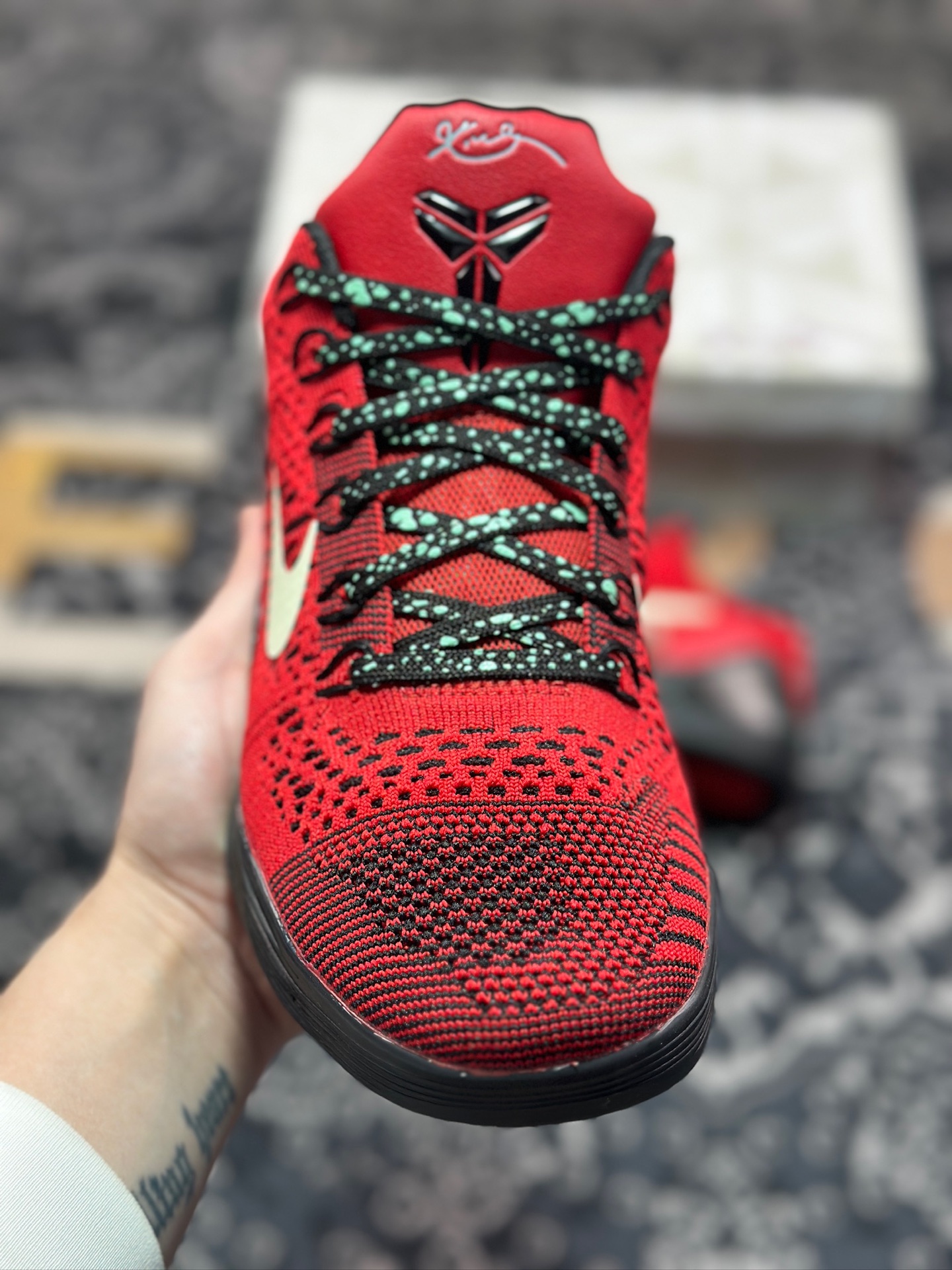 D2480    纯原 过验/无法鉴定 NK Kobe 9 Elite Protro 科比九代精英款低帮实战篮球鞋  653456-601