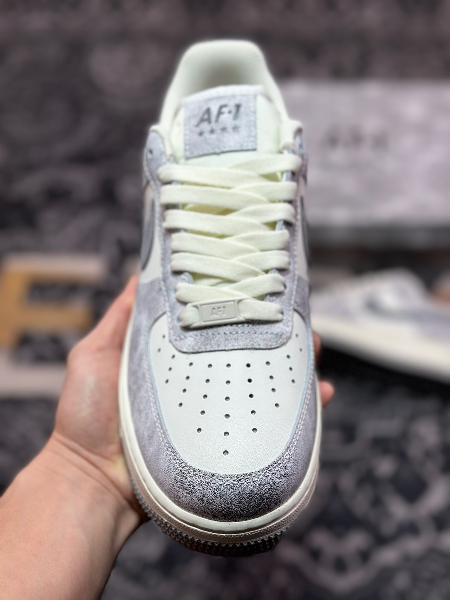 A8200  Nike Air Force 1 Low ’07 岩石灰 配色 空军一号低帮休闲板鞋   BL5866-901