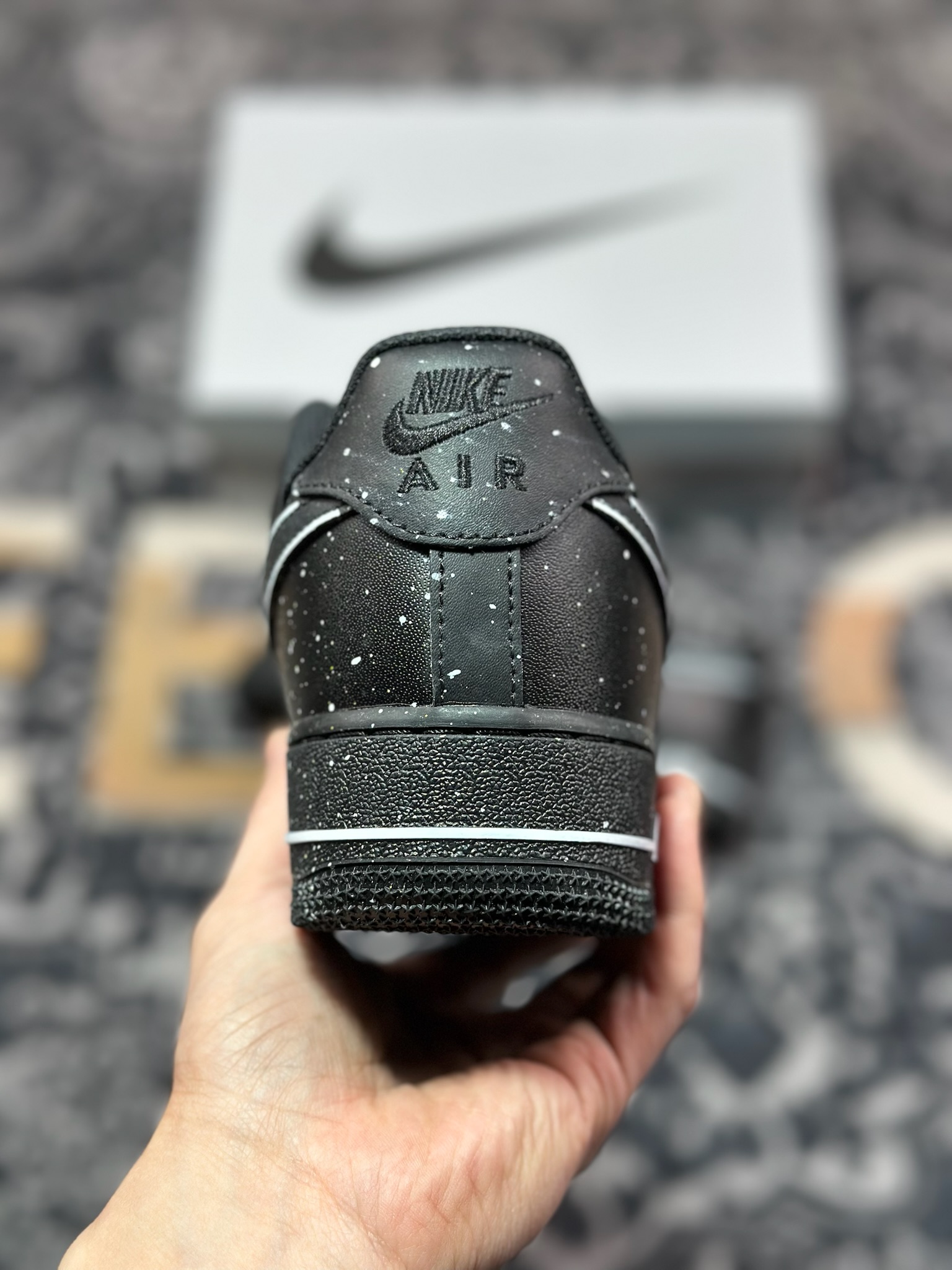 B4260  Nike Air Force 1 Low 07 黑泼墨  CK0316-059