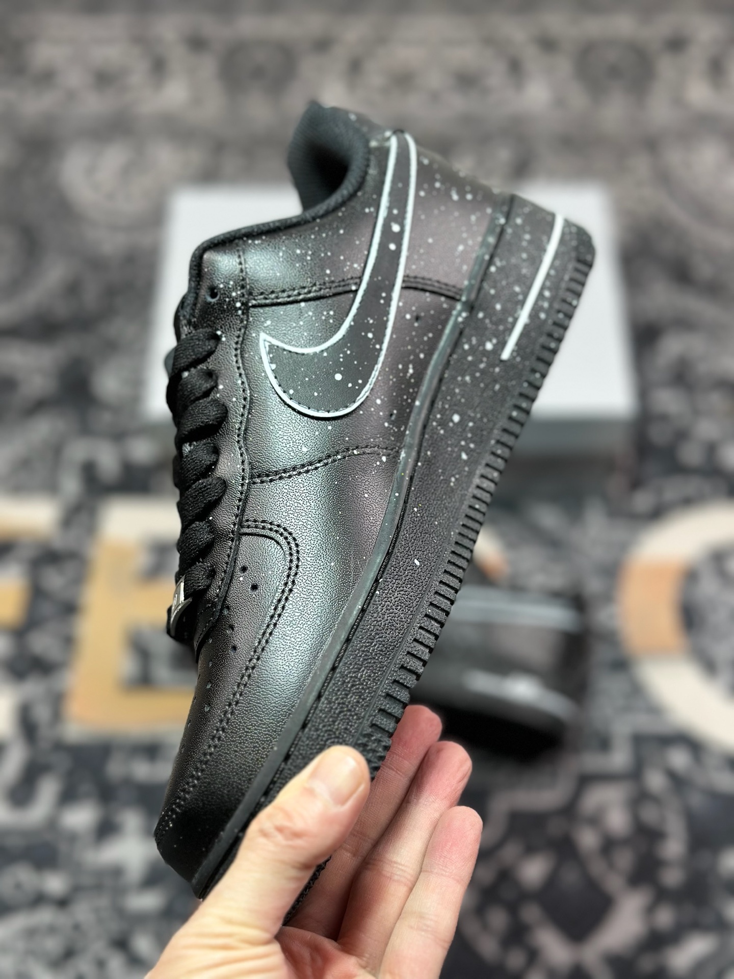 B4260  Nike Air Force 1 Low 07 黑泼墨  CK0316-059