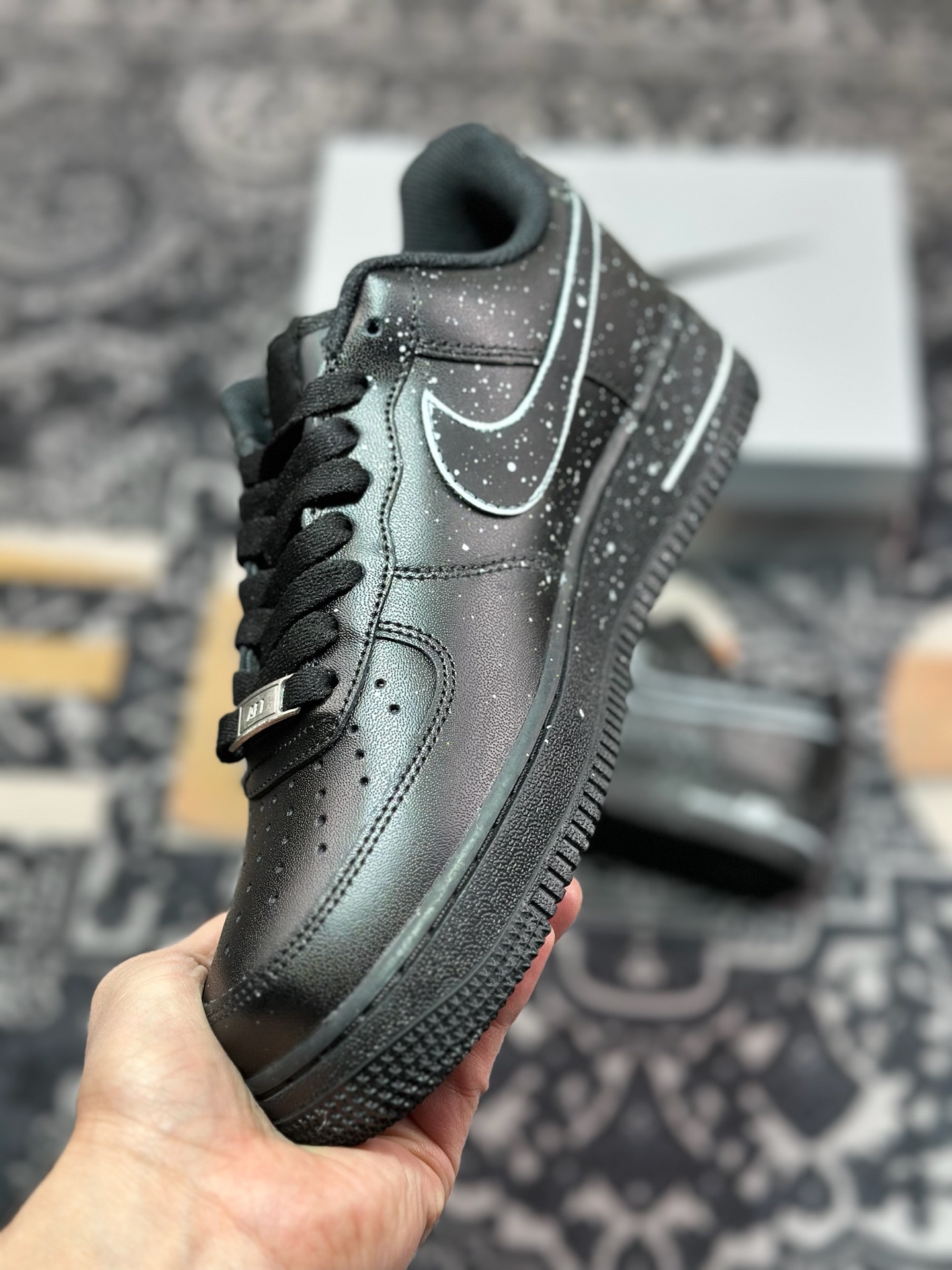 B4260  Nike Air Force 1 Low 07 黑泼墨  CK0316-059