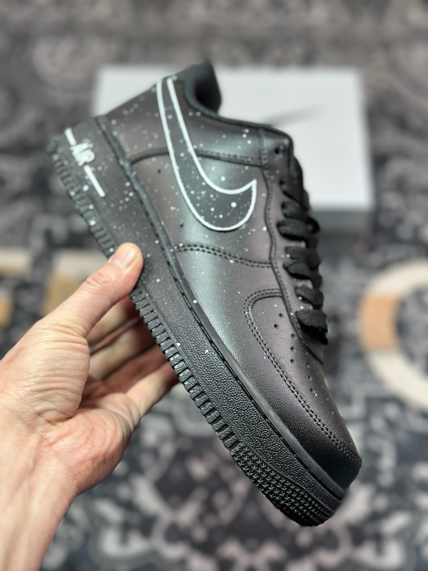 B4260  Nike Air Force 1 Low 07 黑泼墨  CK0316-059