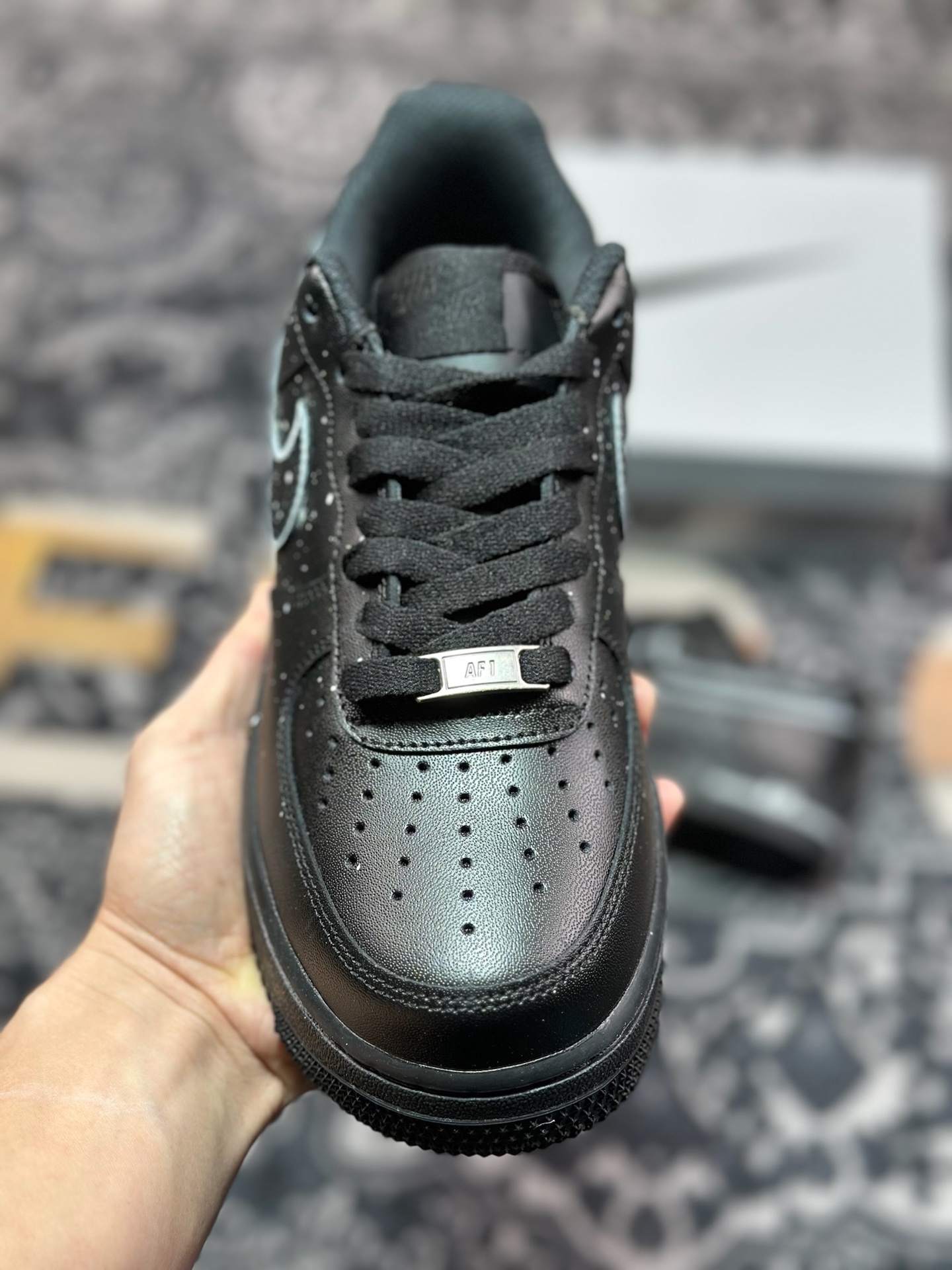B4260  Nike Air Force 1 Low 07 黑泼墨  CK0316-059