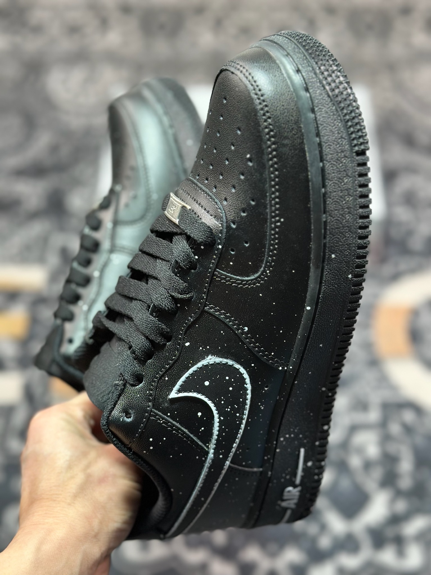 B4260  Nike Air Force 1 Low 07 黑泼墨  CK0316-059