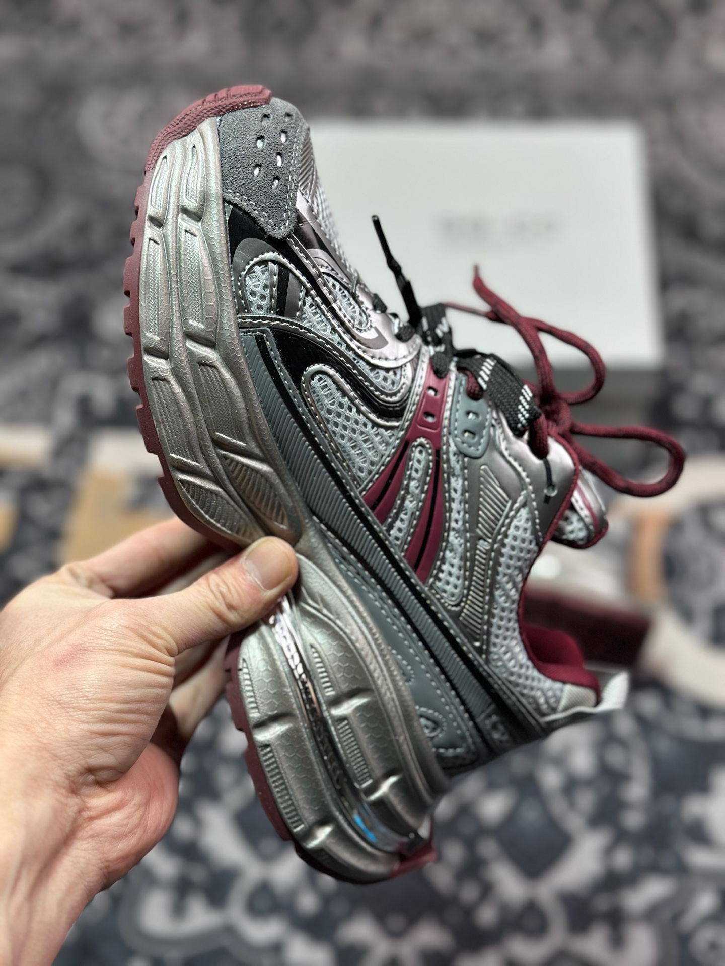 A9220  新货GG-CC Chunky Low安哥拉红运动老爹鞋