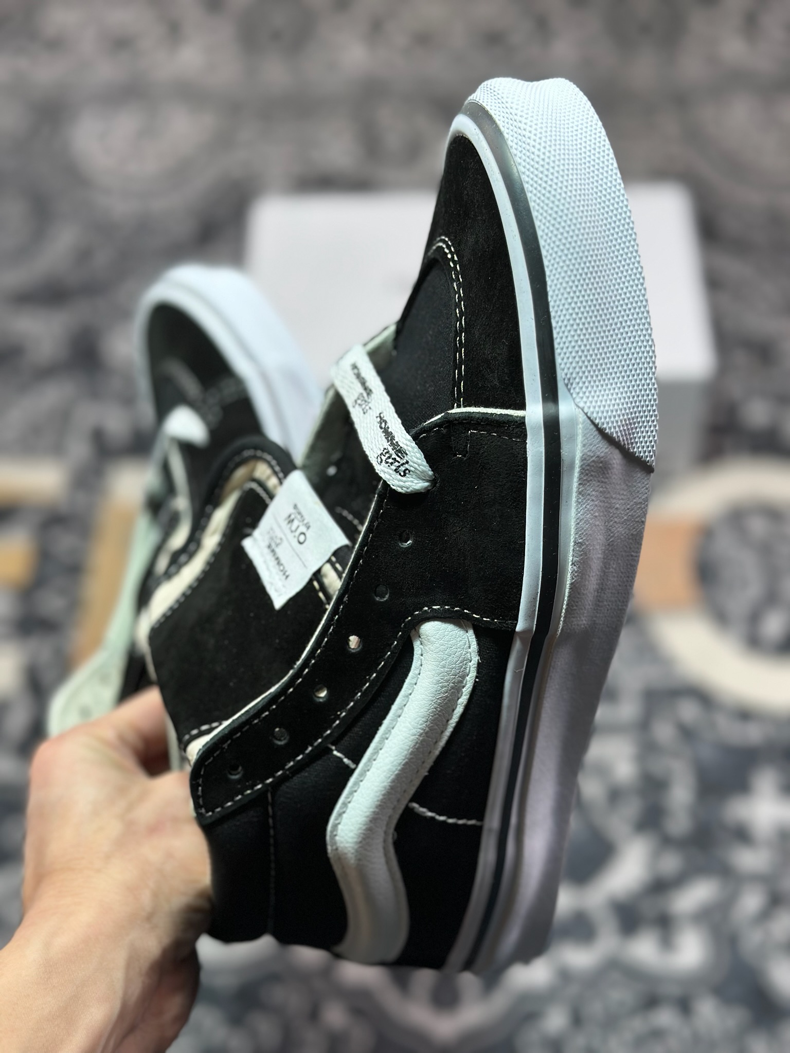 A4160   HommeGirls x Vans Sk8-Mid  时尚百搭中帮休闲硫化板鞋  VN000NBNCJK 黑色  VN000NBN2VZ 白色