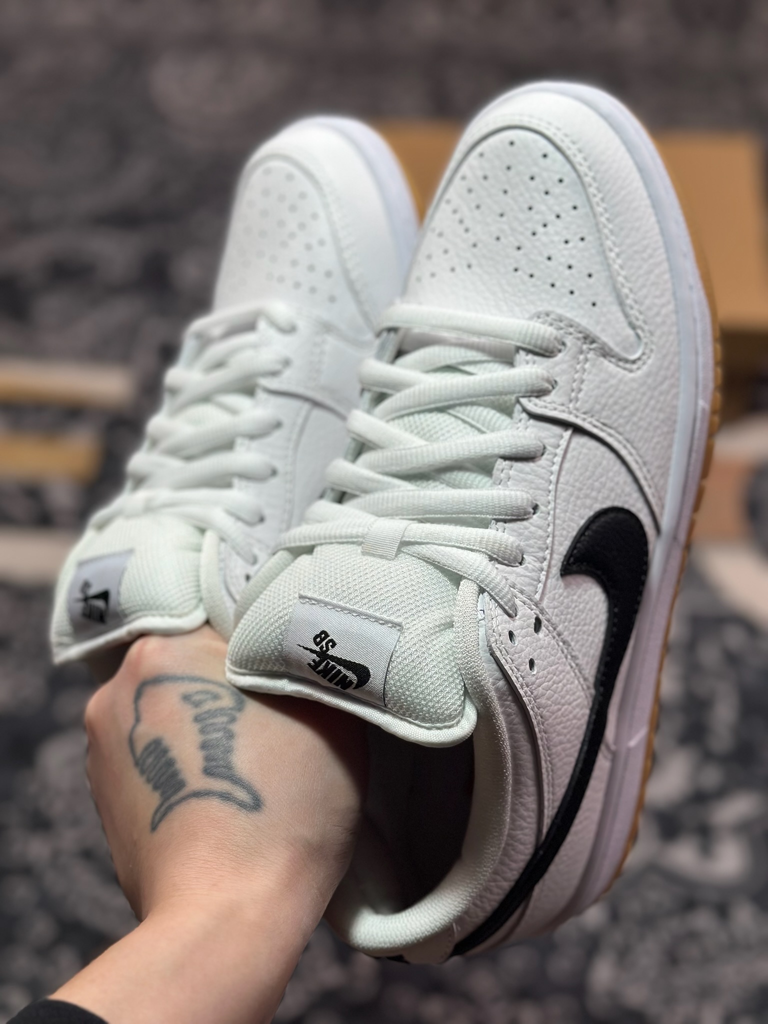 A9220  Nike SB Dunk Low “Orange Label” 白黑生胶 CD2563-100