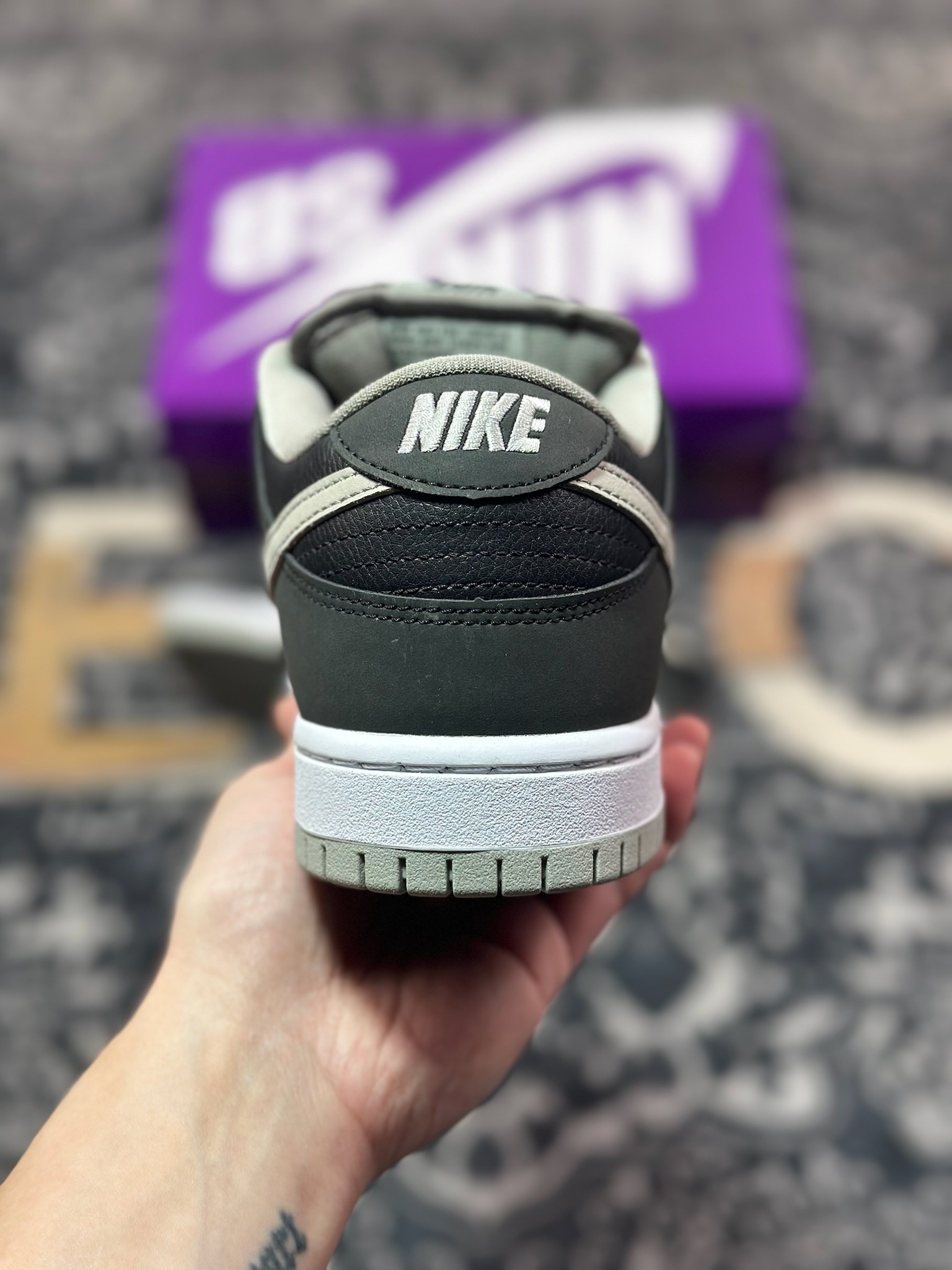 A9220  NK SB Dunk Low 影子灰 圈内最强 零售首选   BQ6817-007