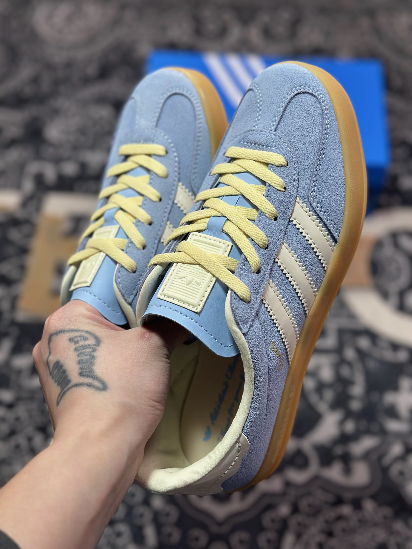 A6200  adidas originals Gazelle Indoor 蓝色   JR8029