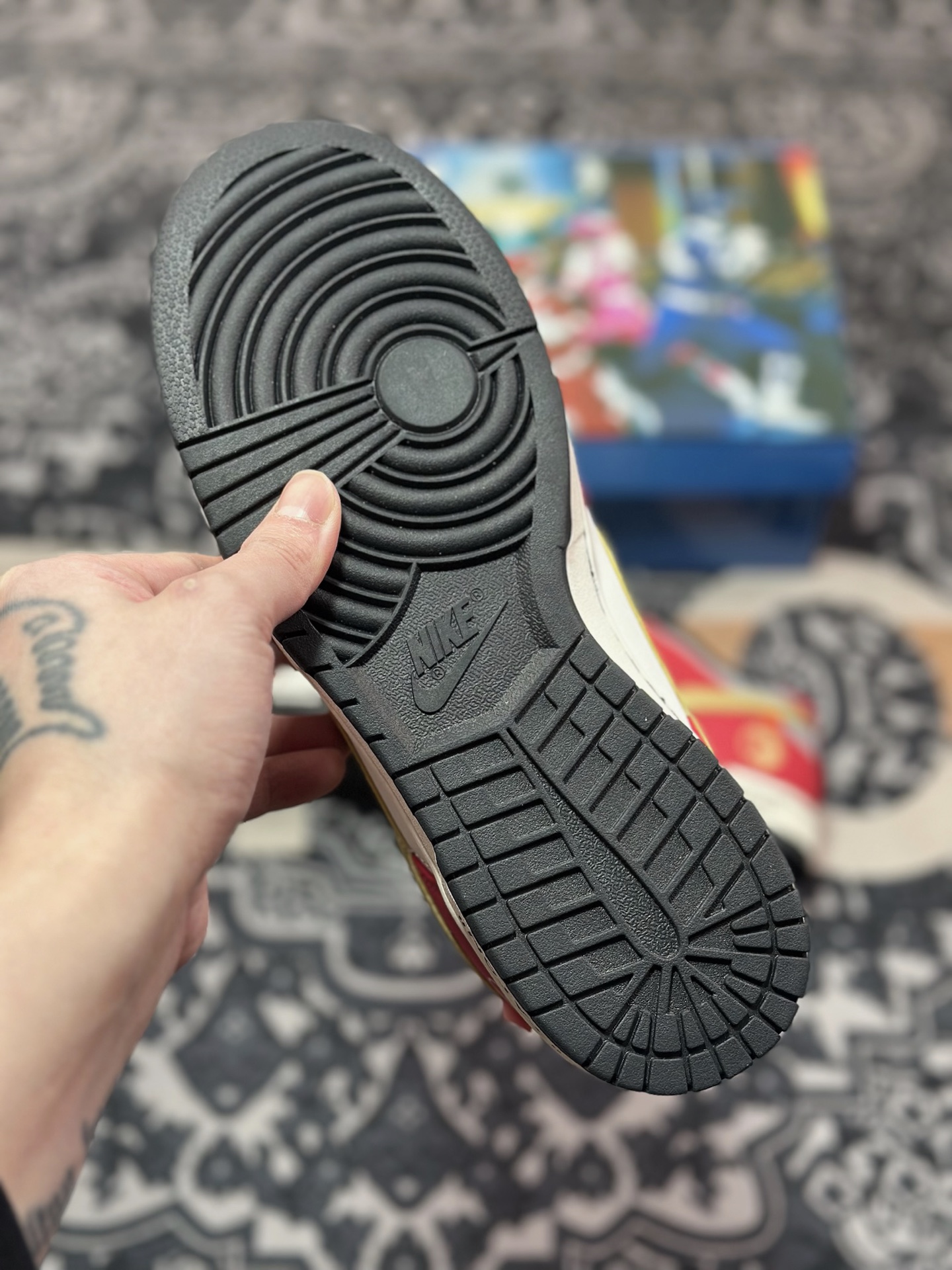B6300  Nike Dunk Low Nas”Zack”扣篮系列低帮休闲运动滑板板鞋“红米白金杰森” ZZ1998-001