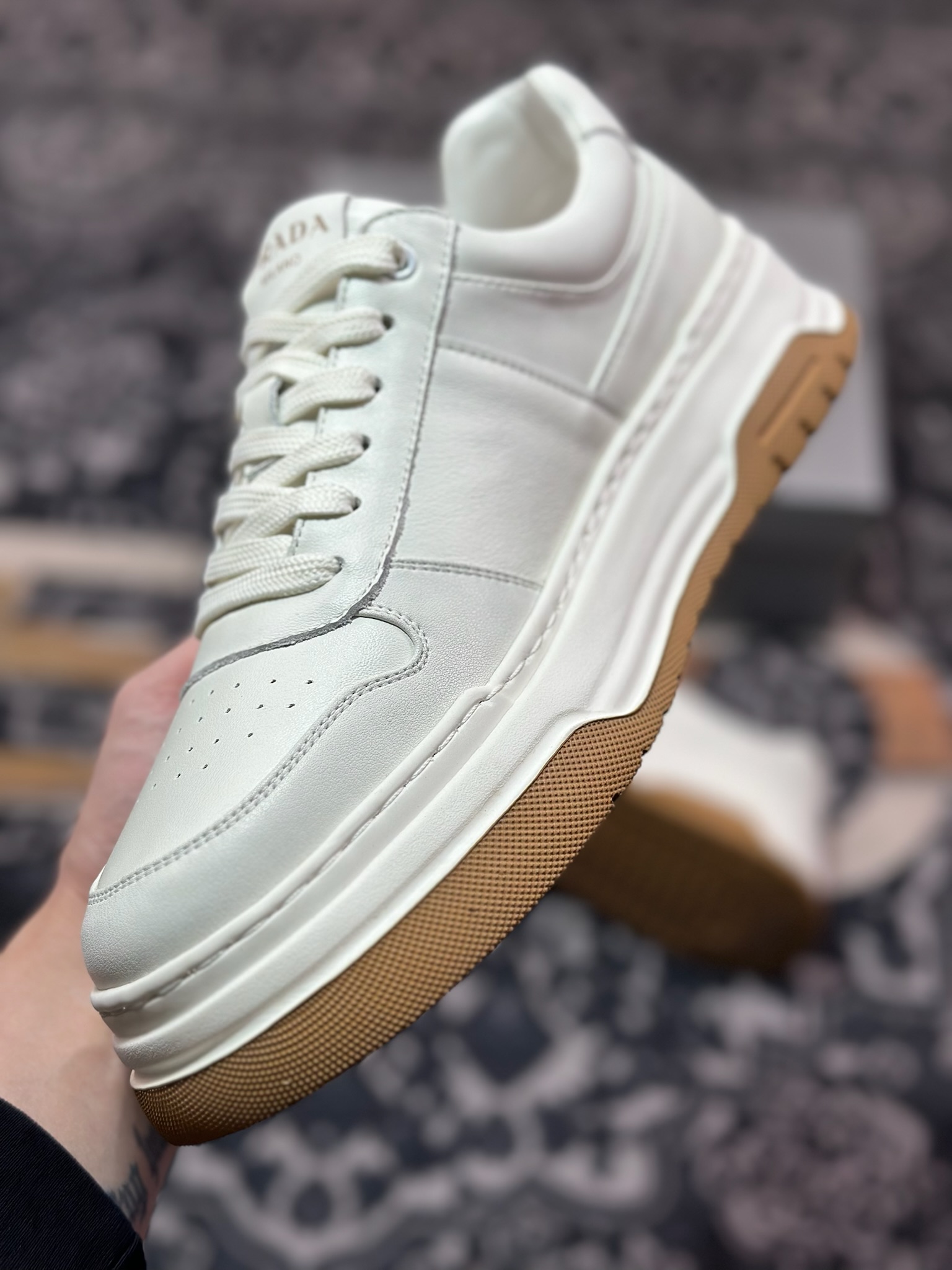 C6420  新货#意大利高奢品牌·普拉达Prada Cloudbust Thunder Low Sneakers 老爹百搭休闲运动男鞋系列